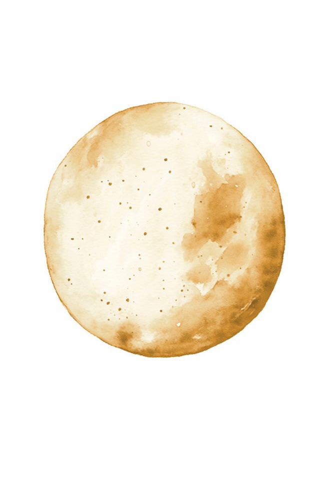 A.S. Création Leinwandbild »Golden Moon - Wandbild Weiß Gelb Gold Keilrahme günstig online kaufen