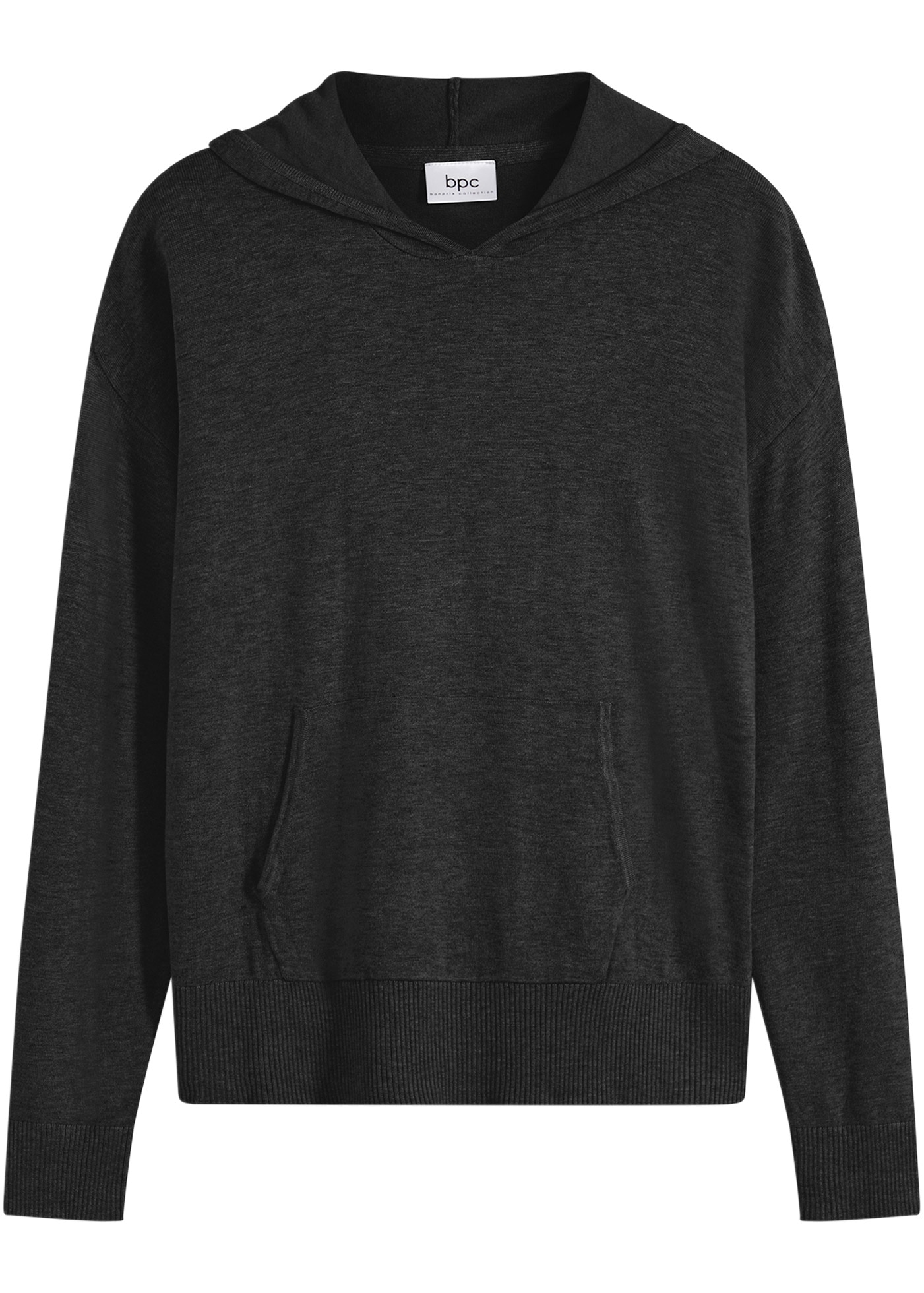 bonprix Strickpullover mit Kängurutasche