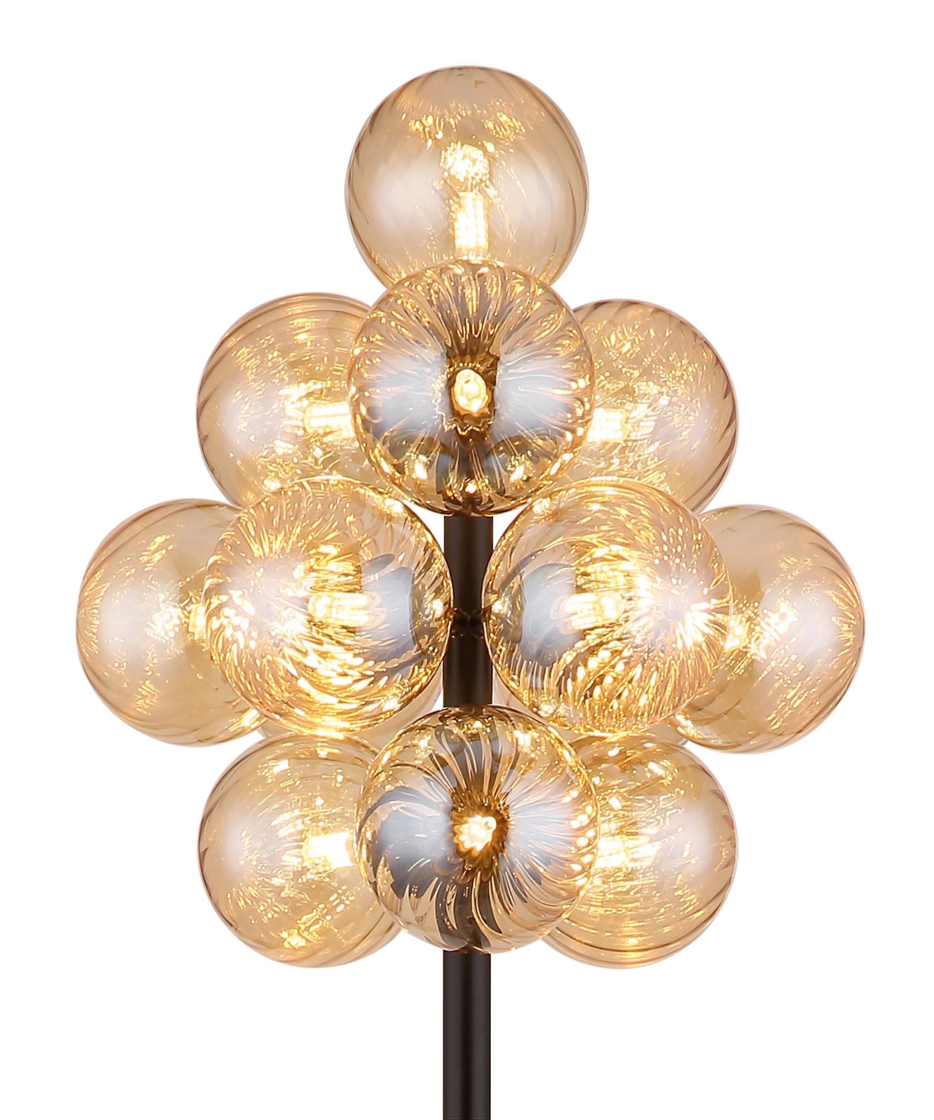 GLOBO LIGHTING LED Stehlampe »CONOR«, 13 flammig, Leuchtmittel G9 | ohne Leuchtmittel, Glaskugeln