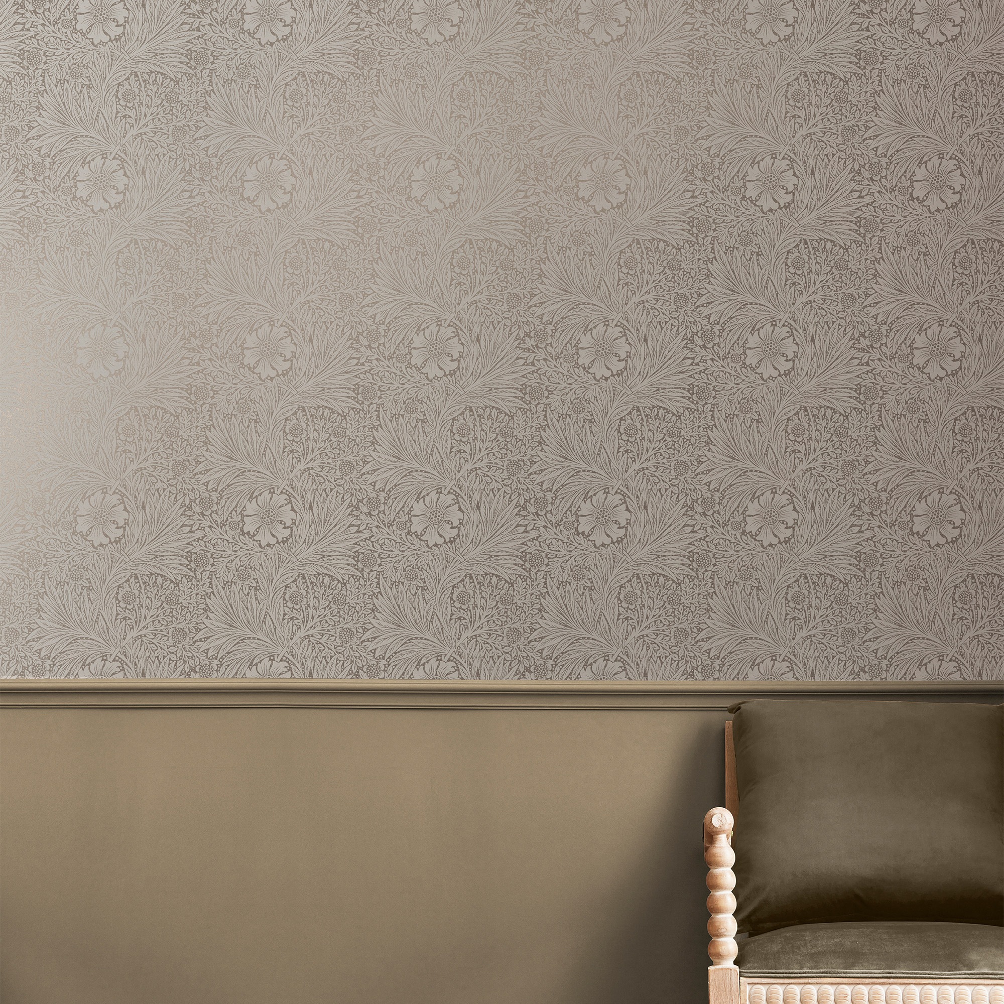 Vliestapete "Marigold Fibrous", beige (naturel), B:0,52m L:10m