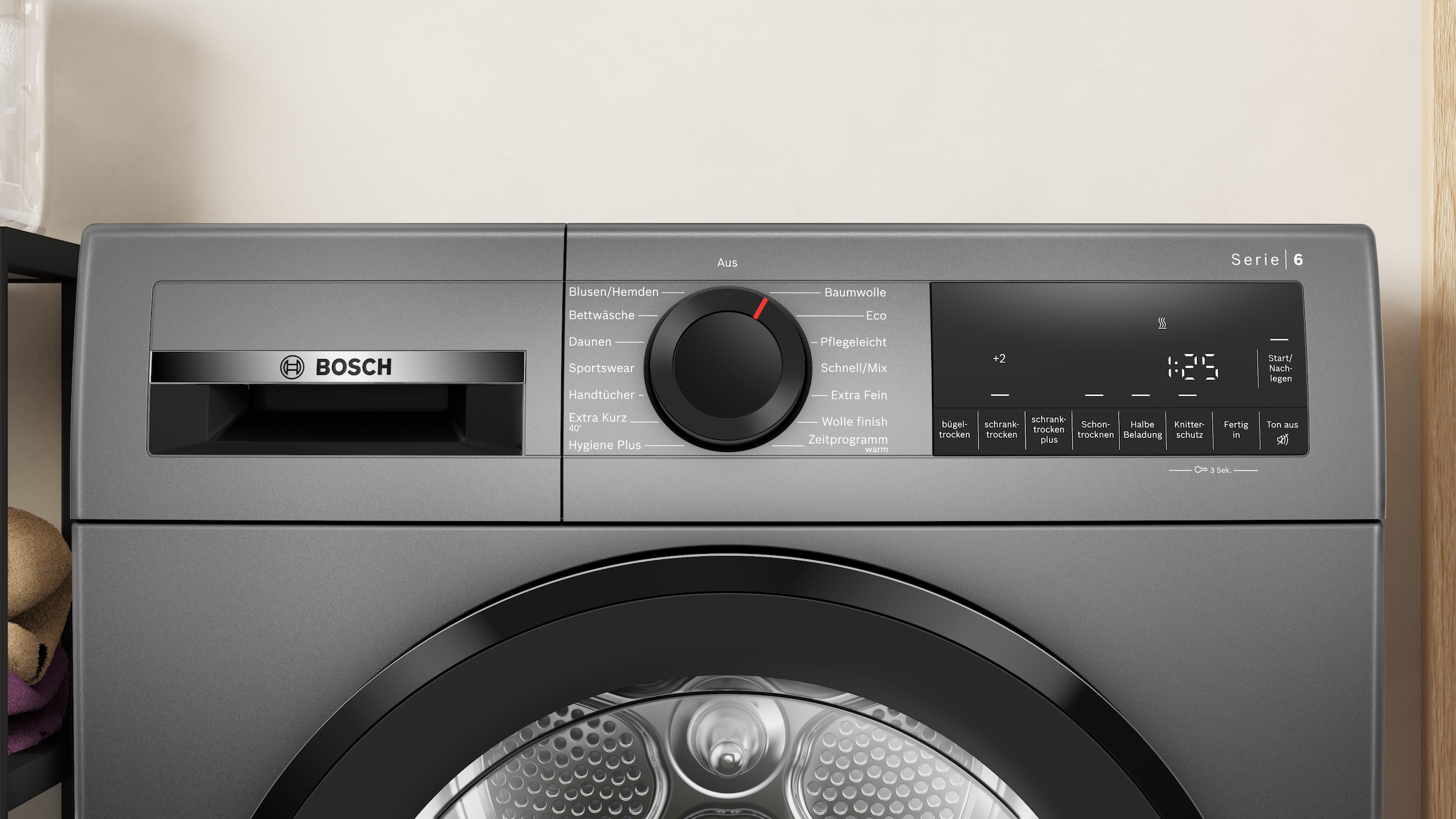 BOSCH Wärmepumpentrockner »WQG243DR10« Serie 6