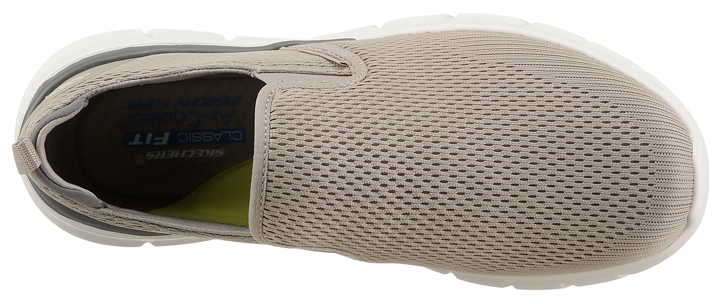 Skechers Slipper »DEL RETTO«, Slipper, Freizeitschuh mit gepolstertem Fersenpart