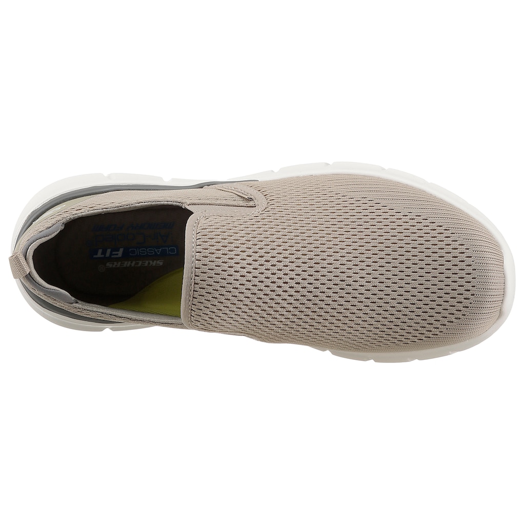 Skechers Slipper »DEL RETTO«, Slipper, Freizeitschuh mit gepolstertem Fersenpart