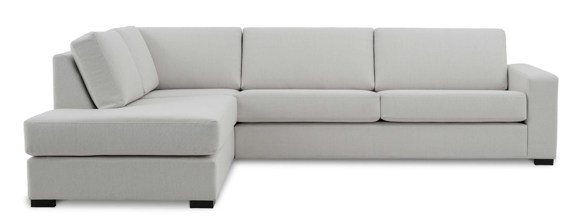 Home affaire Ecksofa »Branwell«, (304 St.), Breite 304 cm, Struktur fein, mit Wellenunterfederung