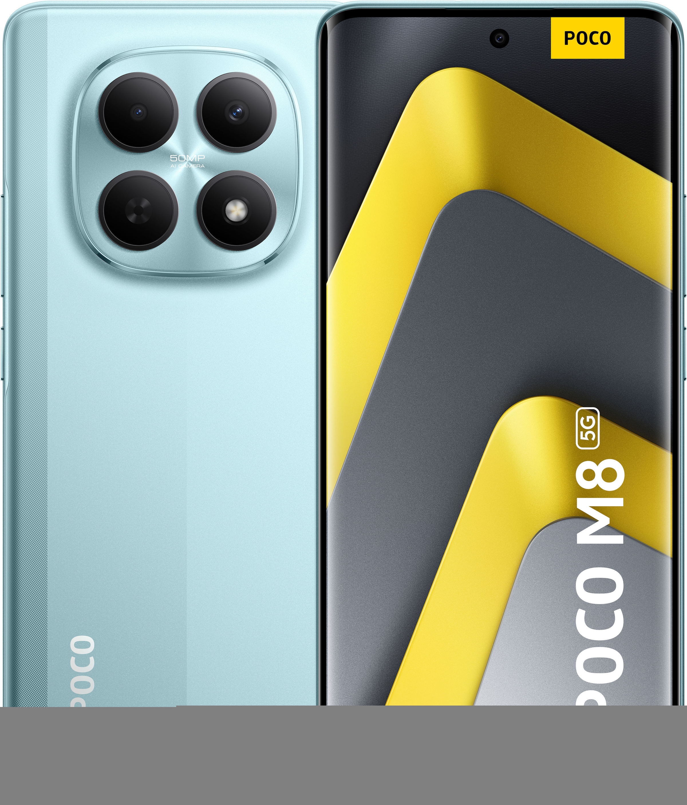 Xiaomi Smartphone »POCO M8 5G« grun