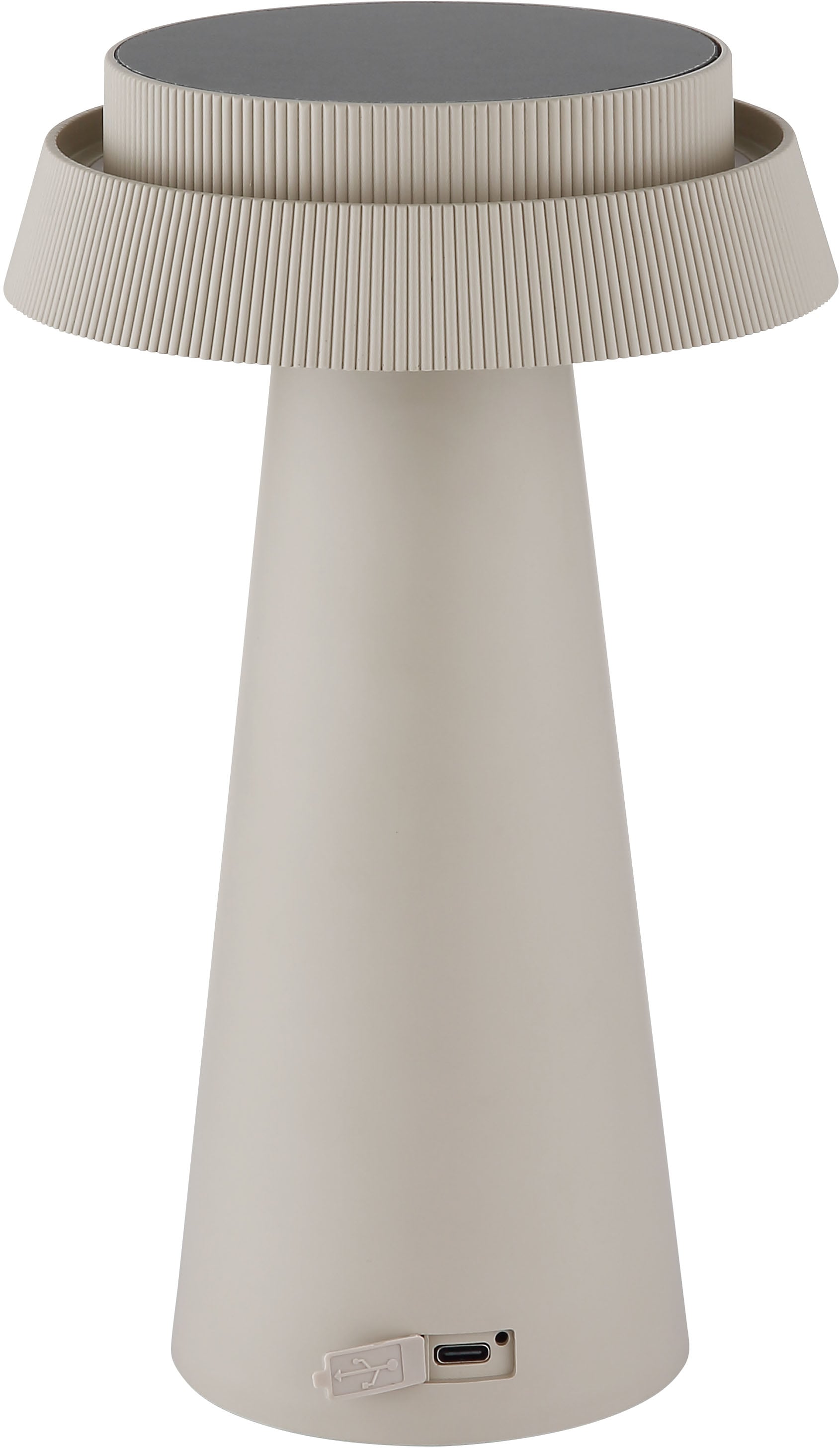 my home LED Solarleuchte »Taja«, 1 flammig, Leuchtmittel LED-Modul | LED fest integriert, stufenloser Touchdimmer, Farben fixierbar