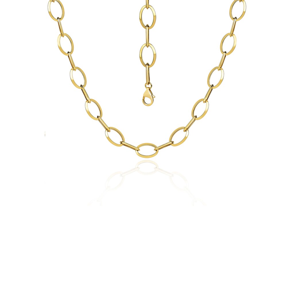Firetti Goldkette »Schmuck Geschenk Gold 585, Langankerkette, ca. 10 mm breit«