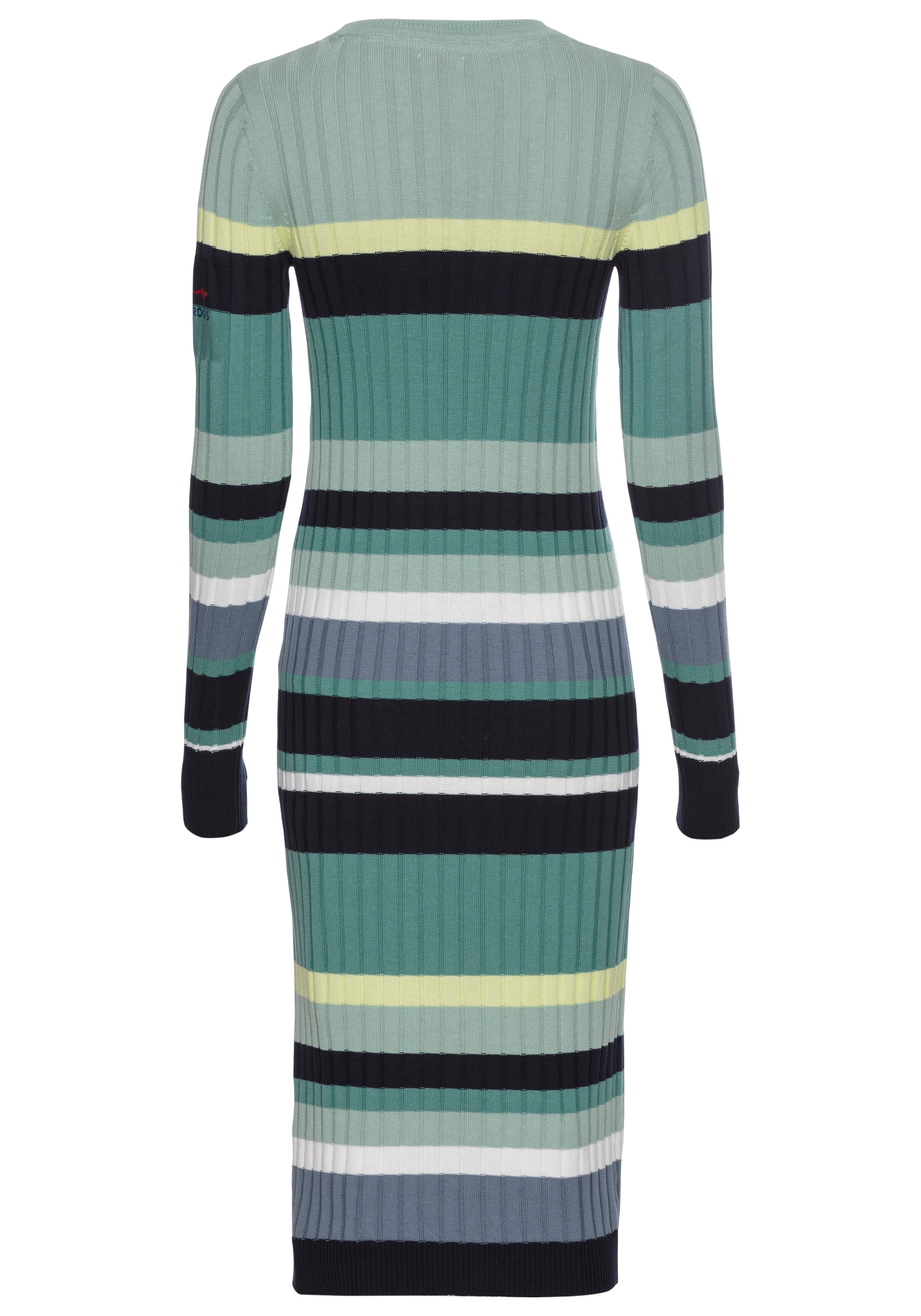 KangaROOS Strickkleid, mit Alloverstreifen