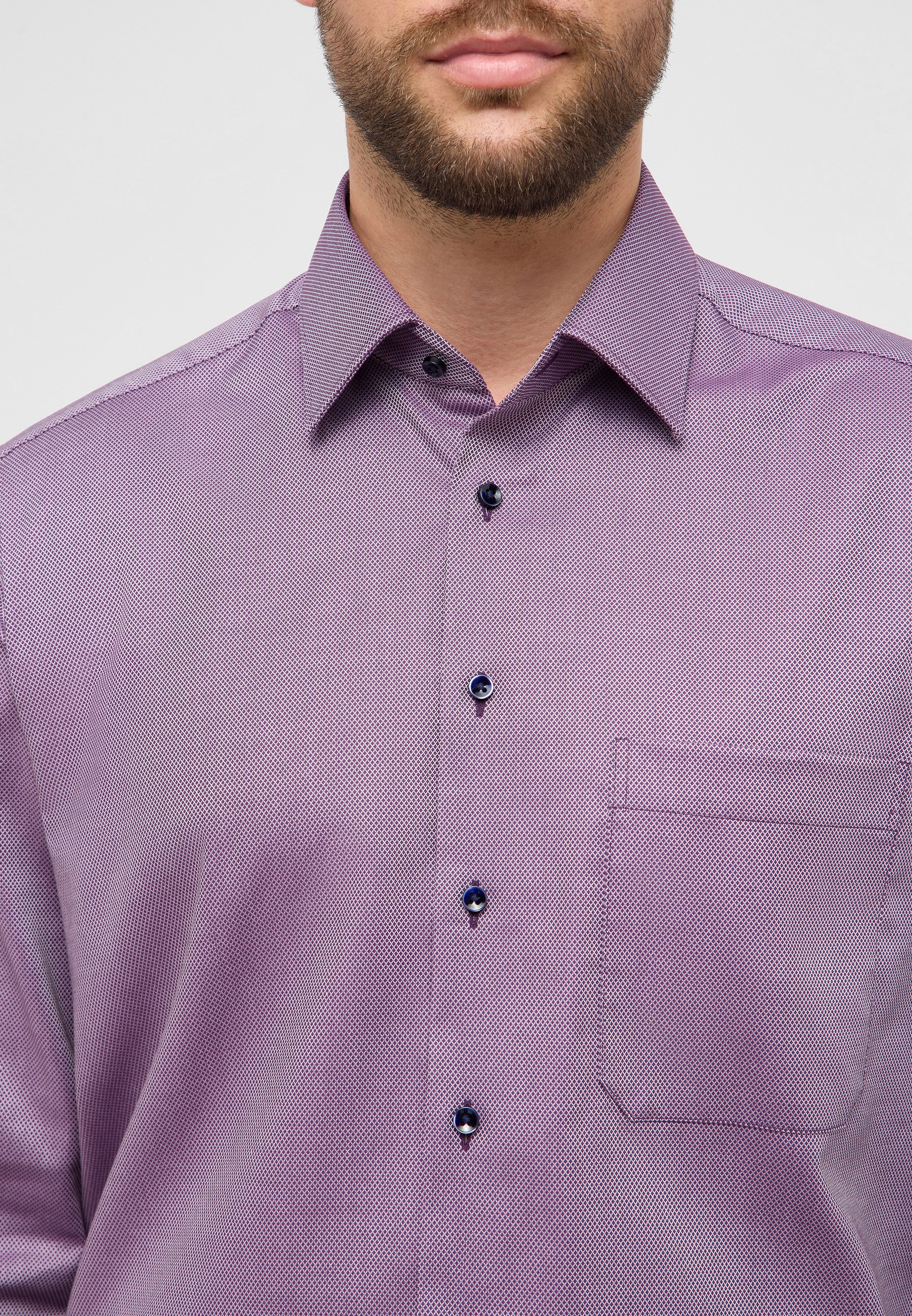 Eterna Langarmhemd »COMFORT FIT« NON IRON (bügelfrei)