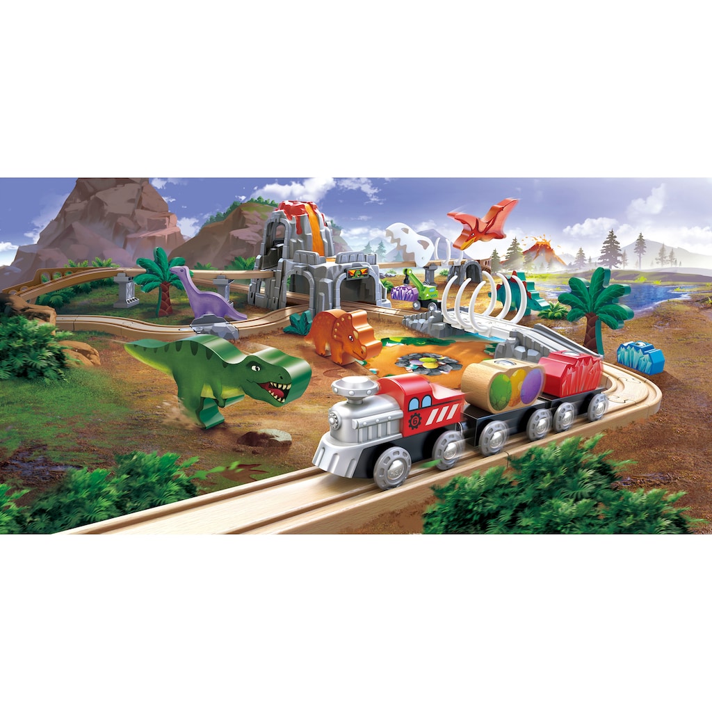 Hape Spielzeug-Eisenbahn »Dino-Eisenbahn-Abenteuer«