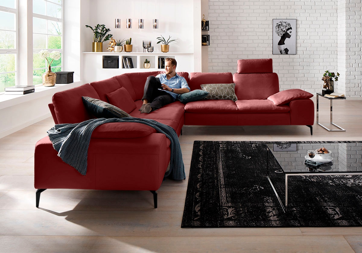 W.SCHILLIG Ecksofa »valentinoo, Designsofa, elegant und bequem, L-Form« mit günstig online kaufen