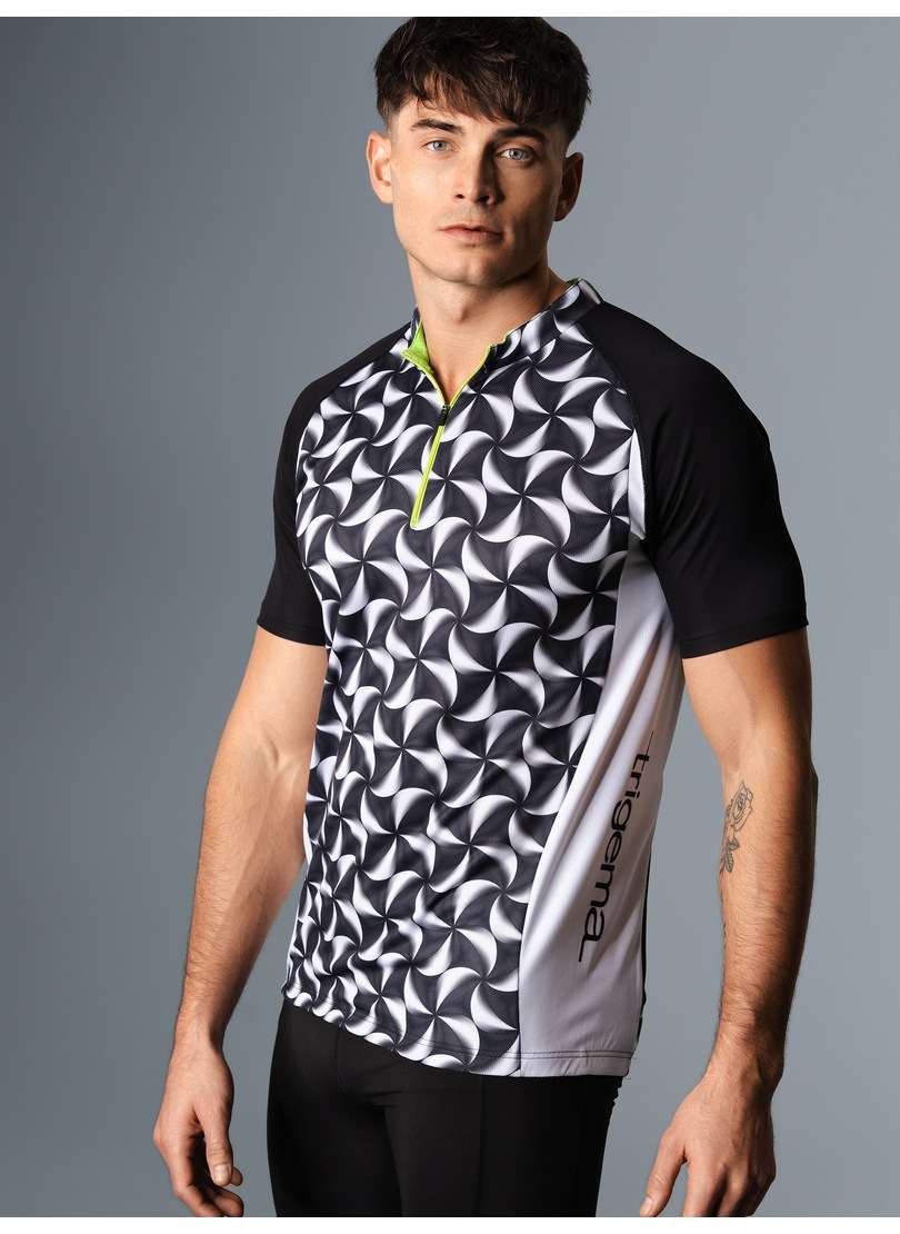 Trigema Trainingsjacke »TRIGEMA Fahrradtrikot mit praktischer Rückentasche«, (1 St.)