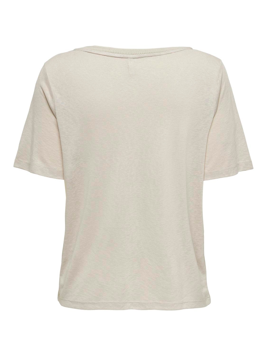 ONLY Kurzarmshirt »ONLELISE S/S V-NECK TOP JRS NOOS«