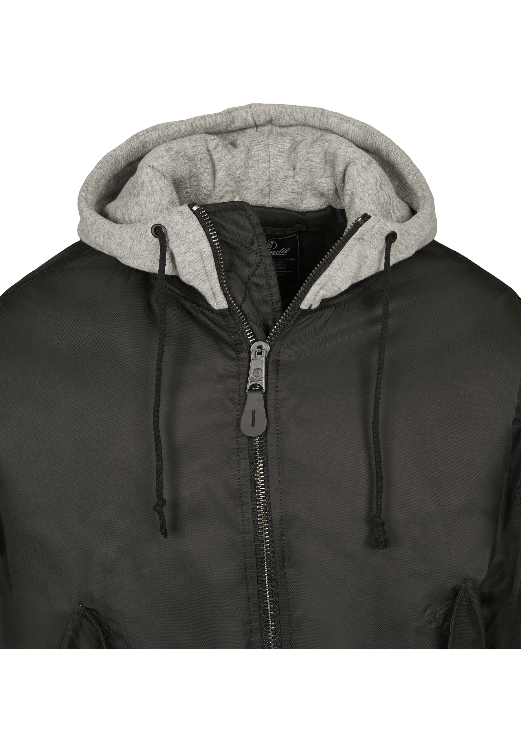 Brandit Anorak »Brandit Herren Hooded MA1 Bomber Jacket« 1 Stk. tlg. mit Kapuze