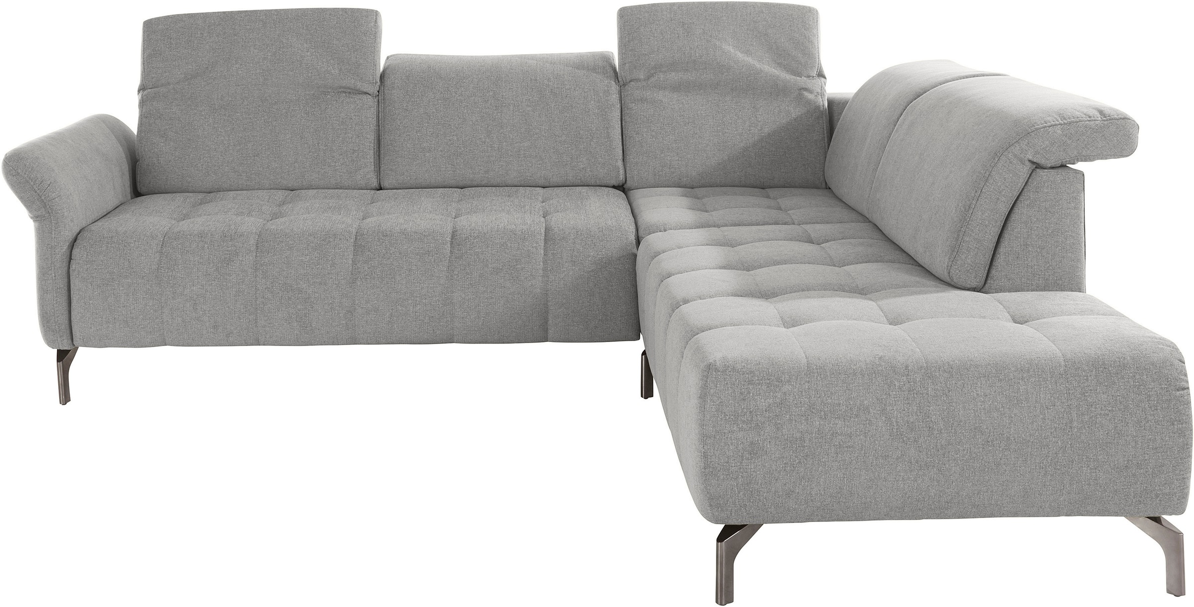 Home affaire Ecksofa »Fresh L-Form« Federkern, wahlweise Kopfteilverstellun günstig online kaufen