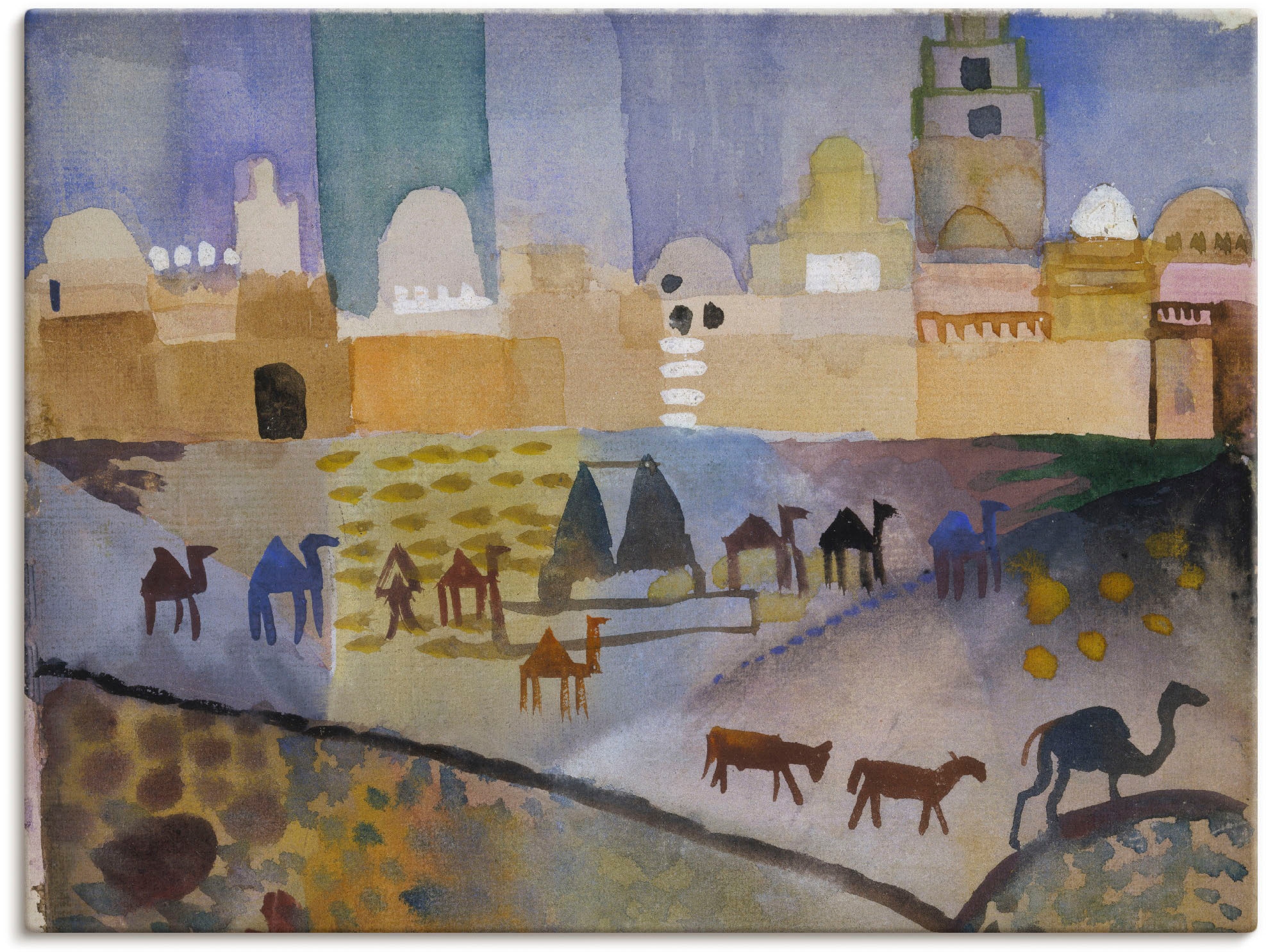 Artland Leinwandbild »Kairouan I. 1914.« Afrika 1 Stk. tlg. auf Keilrahmen günstig online kaufen