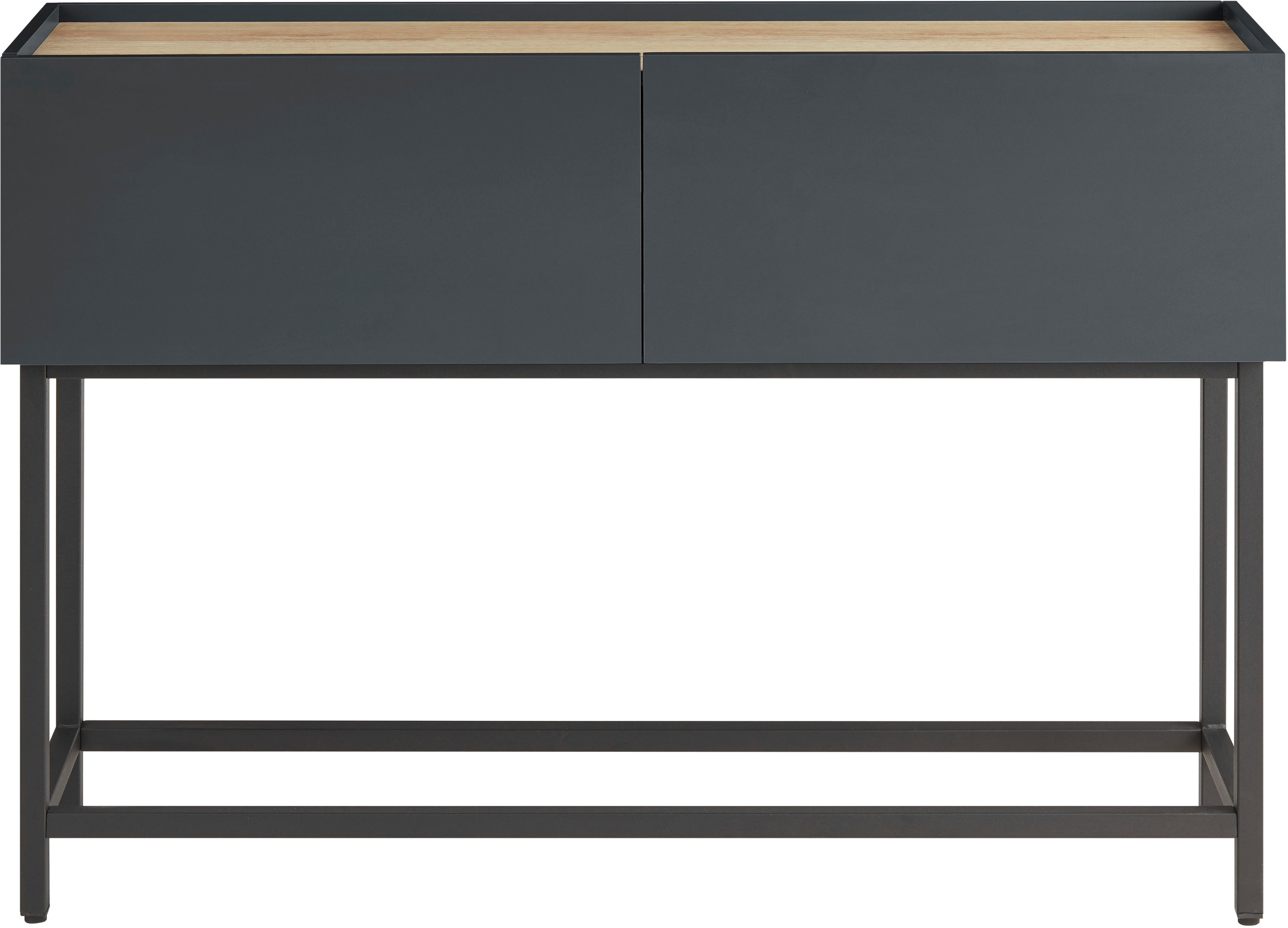 OTTO home Konsolentisch »Azly« pflegeleichte Melaminoberfläche, Metallgestell, Breite 120 cm