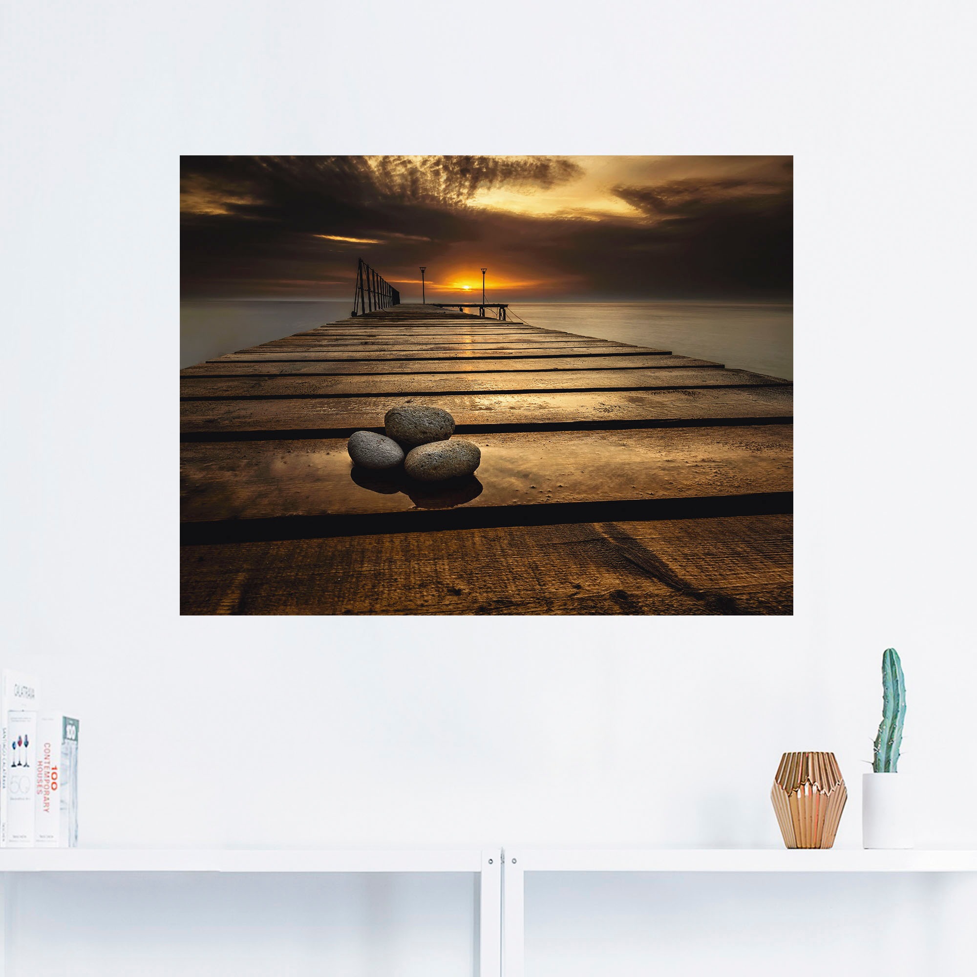 Artland Wandbild »Sonnenaufgang am Schwarzen Meer«, Sonnenaufgang & -untergang, (1 St.), als Leinwandbild, Poster, Wandaufkleber in verschied. Größen