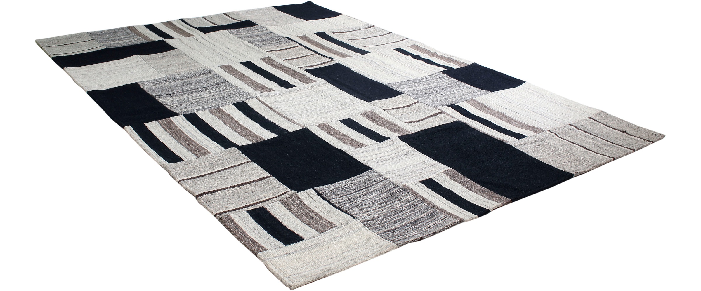 Kayoom Teppich »Radical 325« rechteckig 15 mm Höhe Handgewebter Jacquard Kilim, hochwertige Materialmischung.