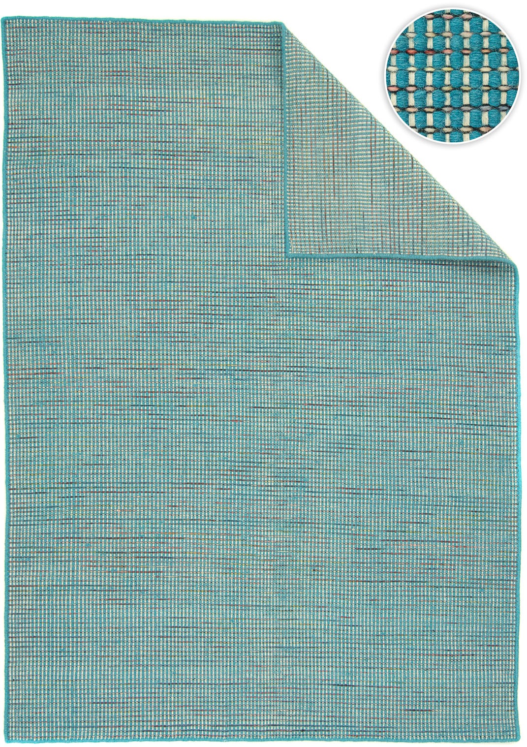 morgenland Wollteppich »Arvin - Kelim Teppich - Trendy«, rechteckig, 1 mm H günstig online kaufen