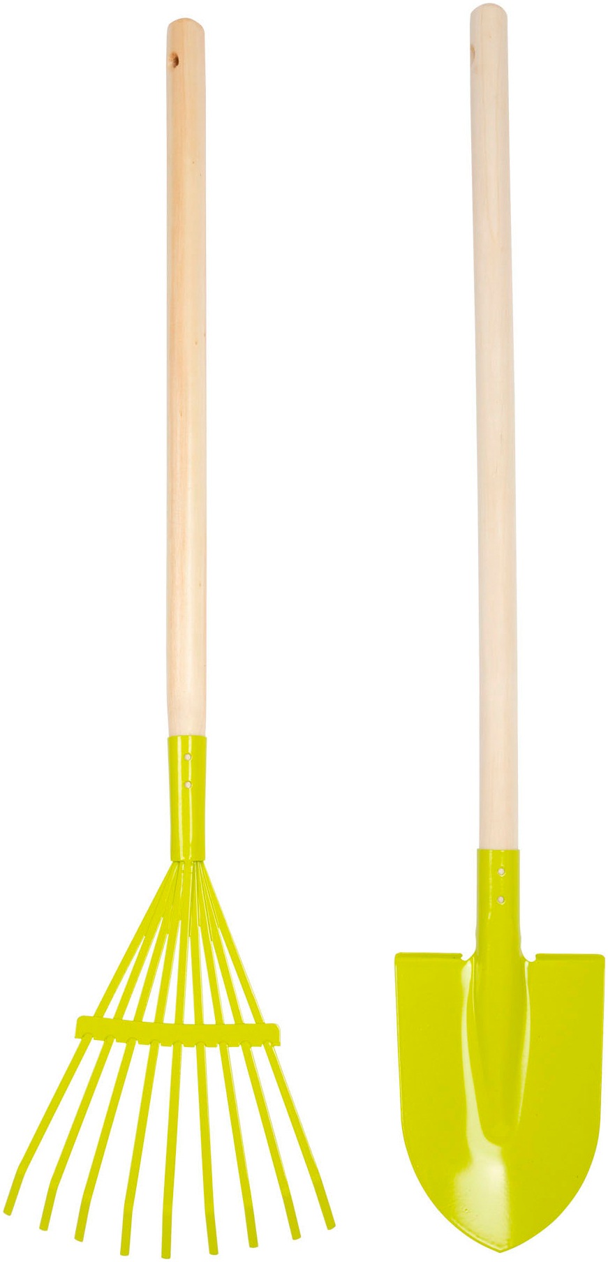 Small Foot Schubkarre, (Set, 4 tlg.), für Kinder; mit Gartenwerkzeug