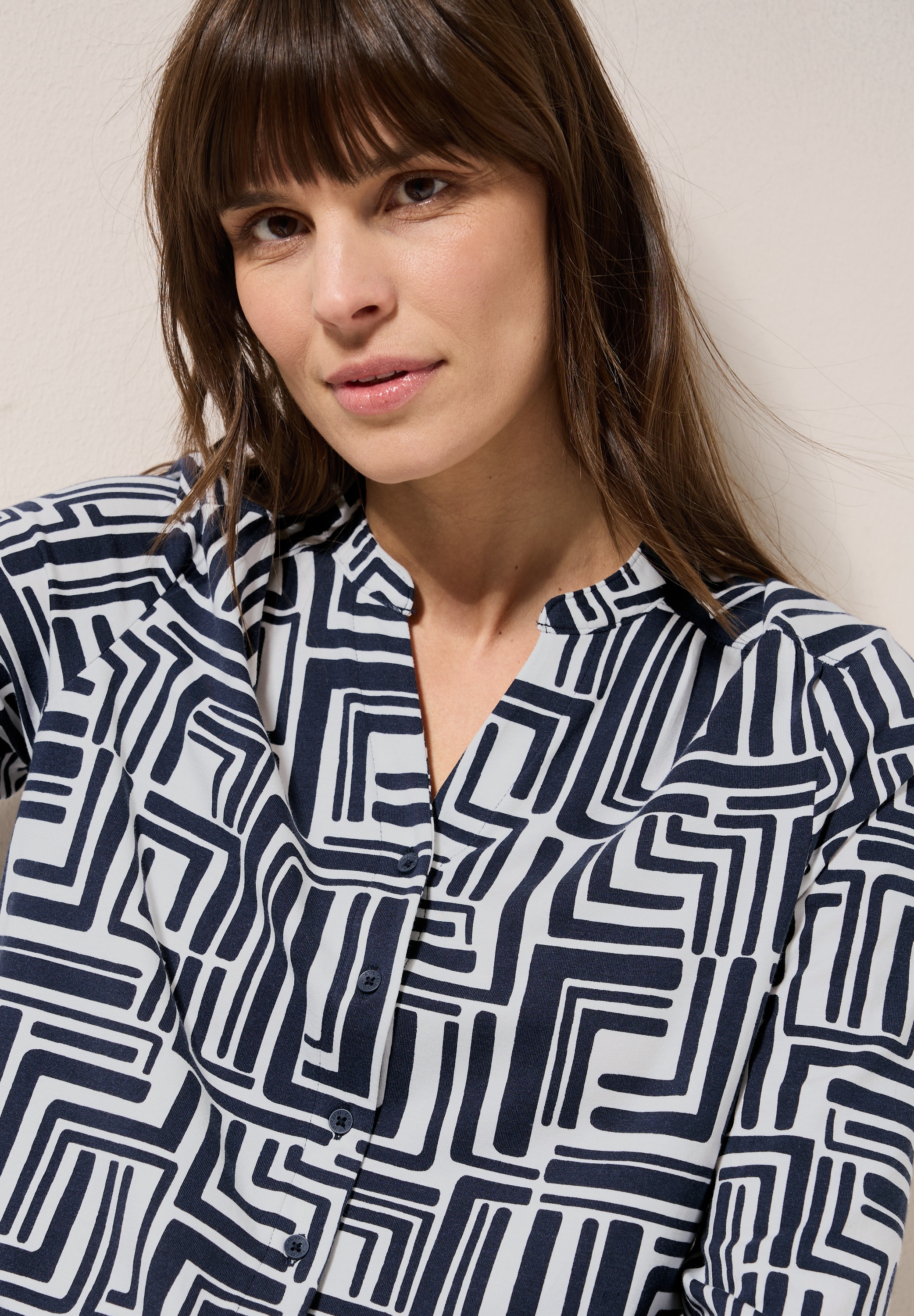 Cecil Blusenshirt, mit All-Over Print