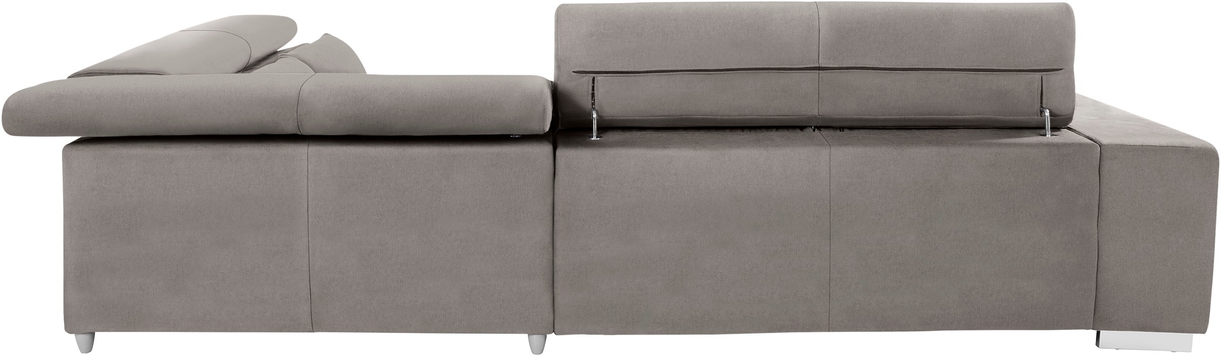 COTTA Ecksofa »Orion L-Form«, mit Kopfteilverstellung & 5 Nierenkissen