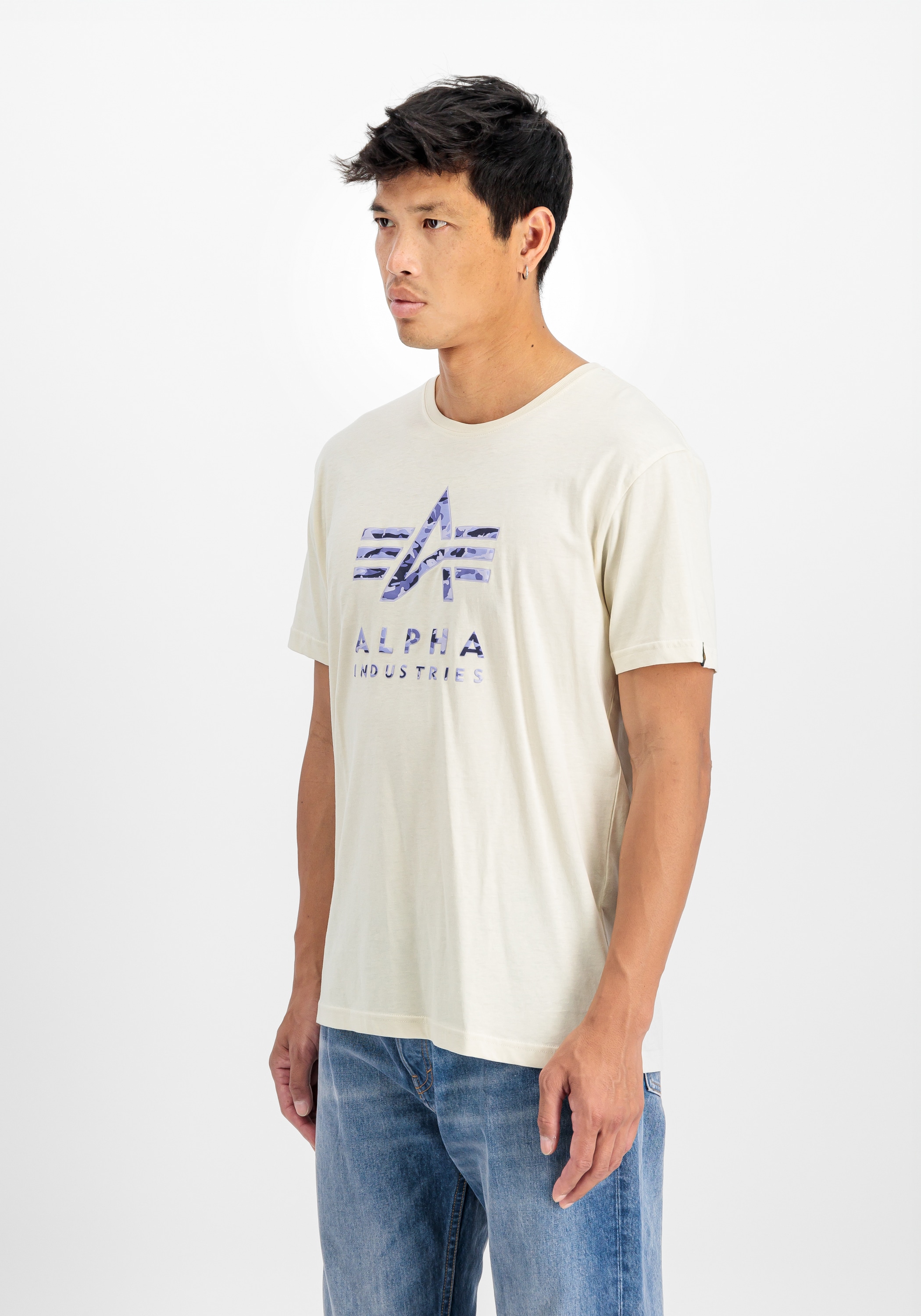 Alpha Industries T-Shirt »Alpha Industries Men - T-Shirts Camo Puff Print T«