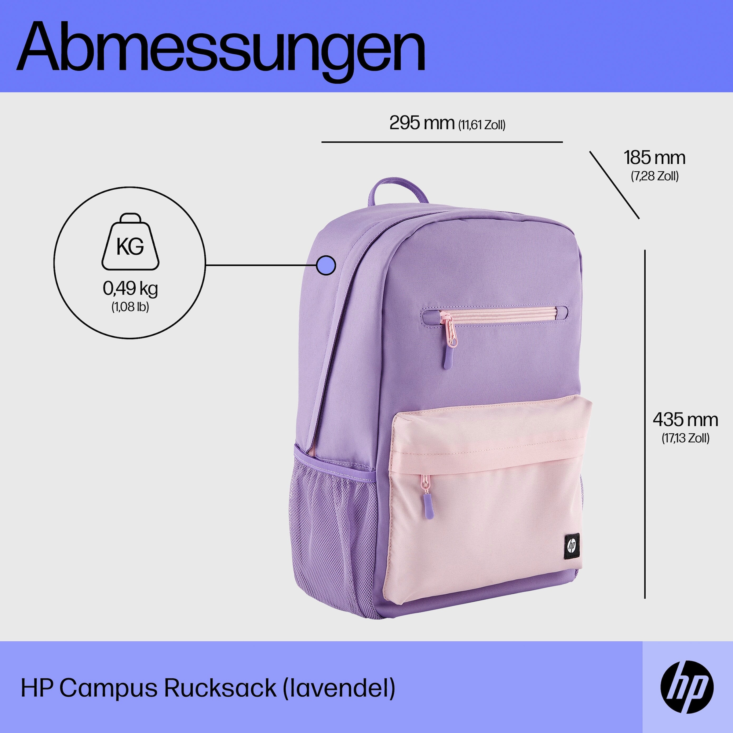 HP Notebook-Rucksack »Campus Lavender« im Online-Shop kaufen