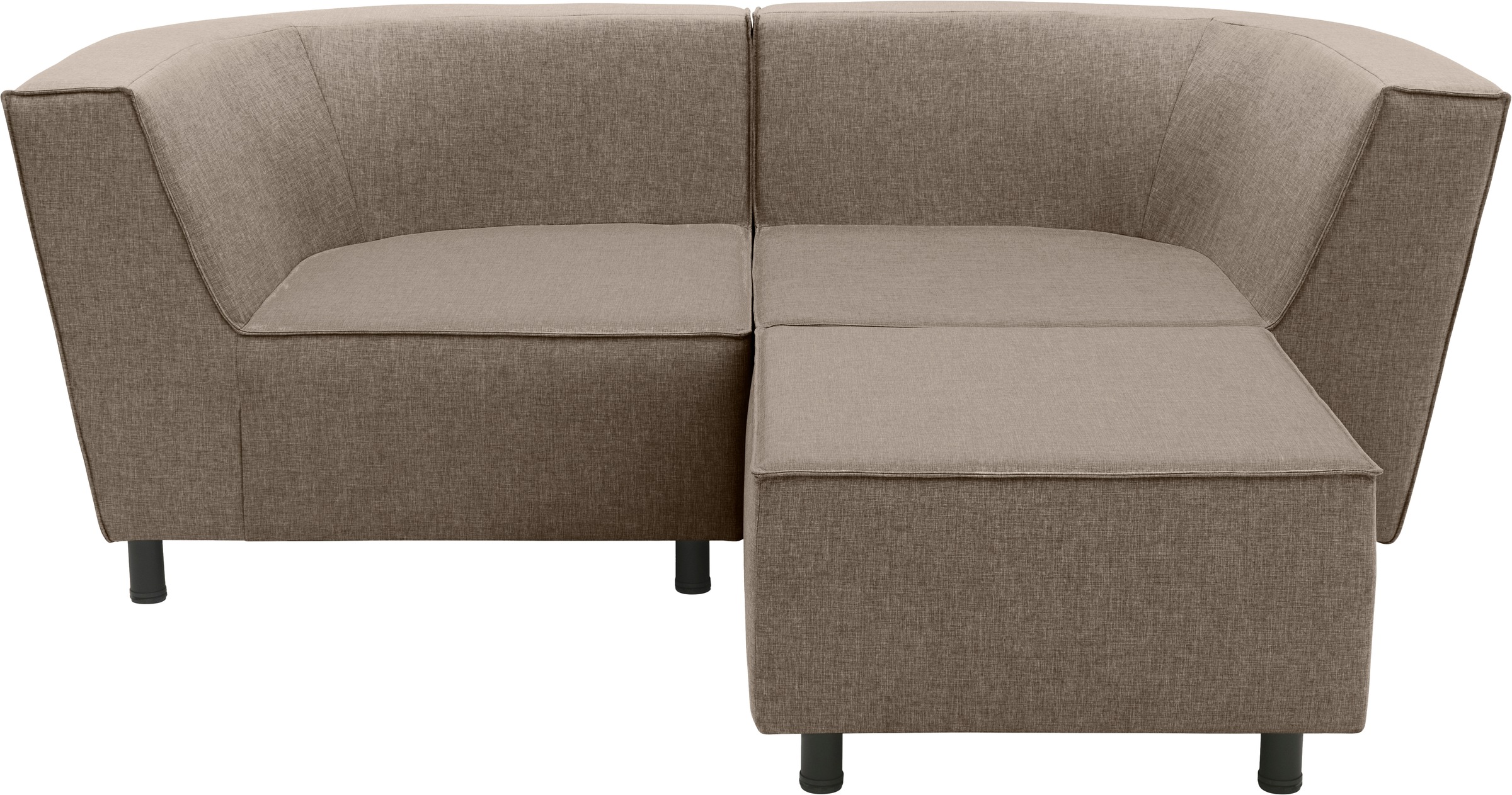 DOMO collection Ecksofa »Sonna, individuell zusammenstellbar L-Form« Gartenlounge-Set oder Einzelelemente, Outdoor