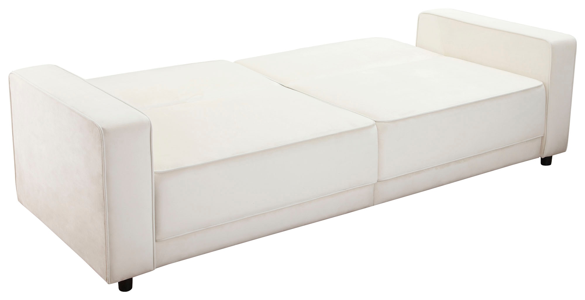 Dorel Home 3-Sitzer »Allie Schlafsofa 225 cm«, Bett-Funktion (108/190cm), trendiger Cord o. pflegeleichter Velours