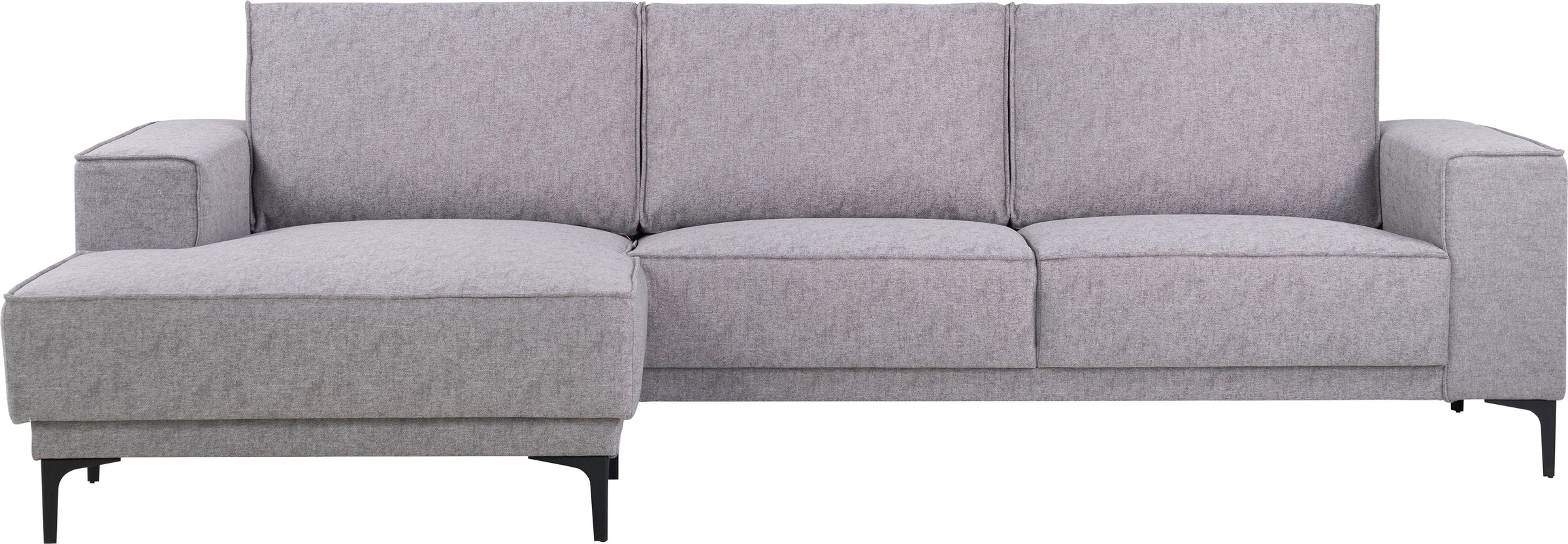 Places of Style Ecksofa »Polsterecke Oland, Struktur, Flachgewebe, Luxus-Mi günstig online kaufen