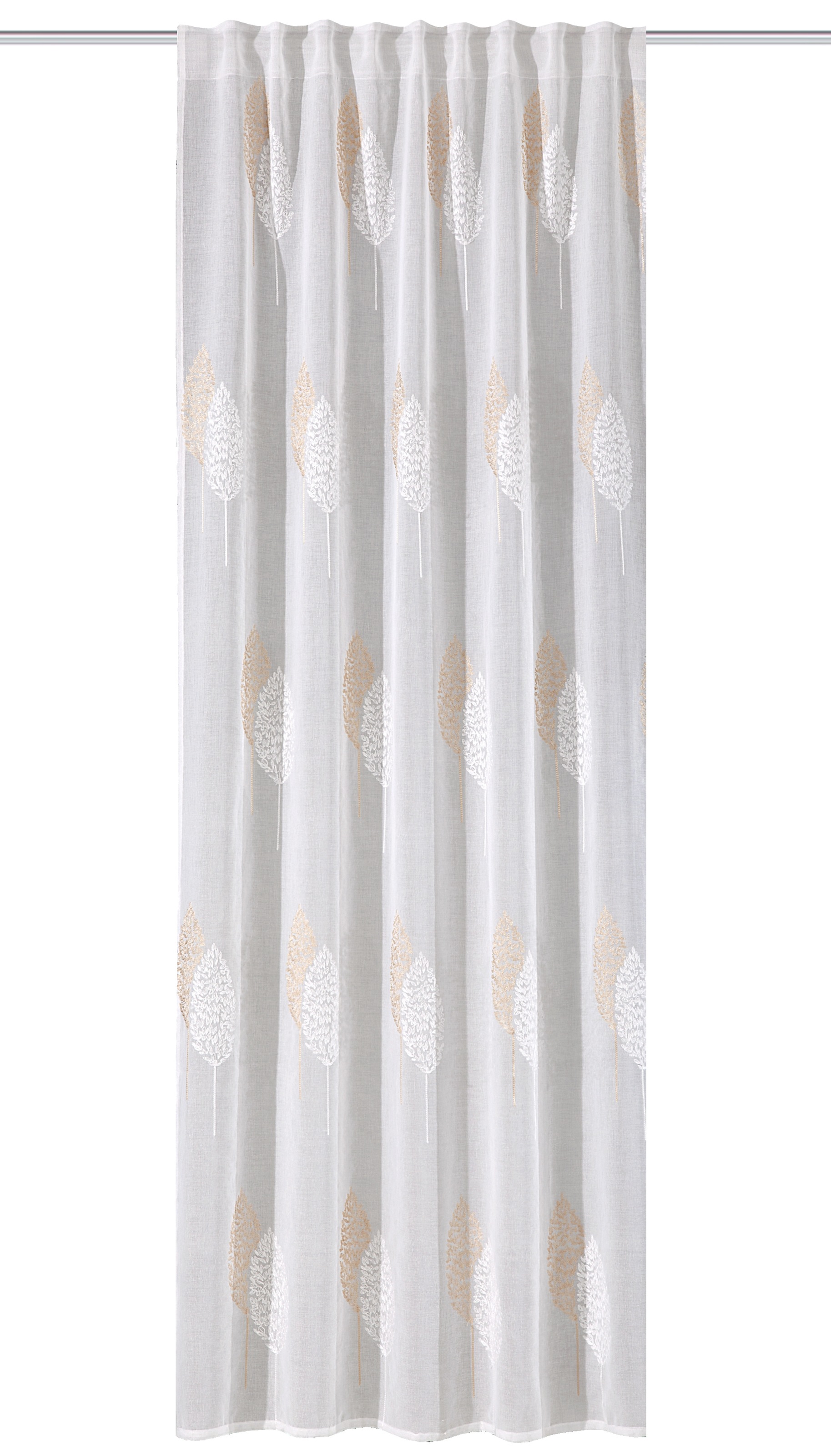 HOME WOHNIDEEN Gardine »ALAVARO« Multifunktionsband 1 Stk. tlg. Fertigschal günstig online kaufen