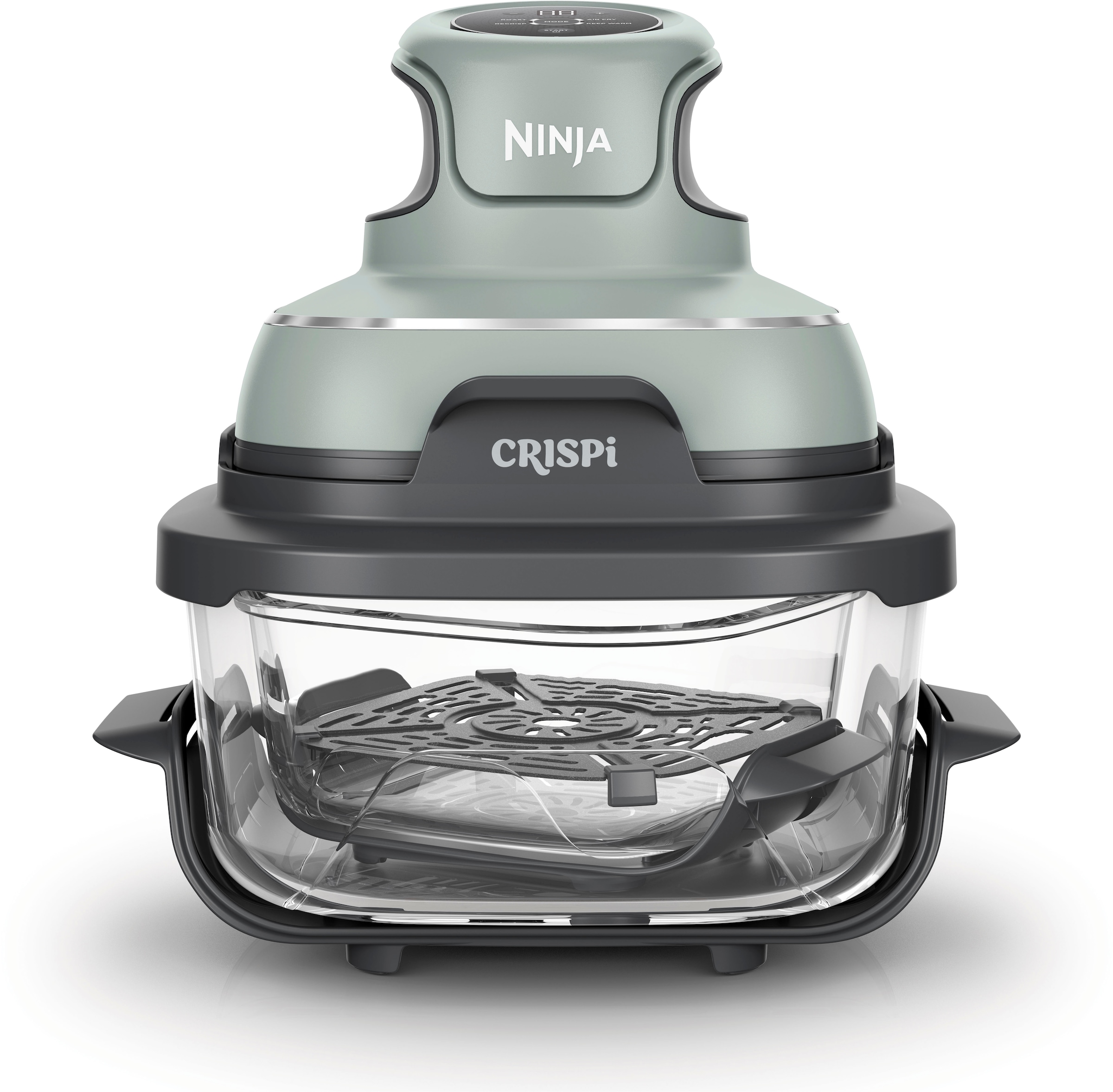 NINJA Heißluftfritteuse »CRISPi 4-in-1 Sage - FN101EUSG« 1700 W tragbar