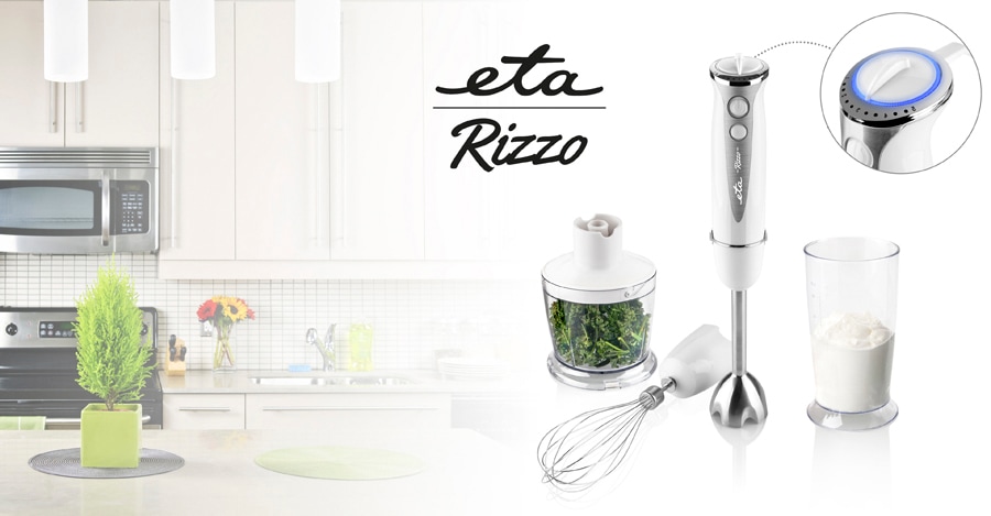 eta Stabmixer »Rizzo, ETA305790000«, 400 W, mit Zerkleinereraufsatz und Mixbecher, DC-Motor