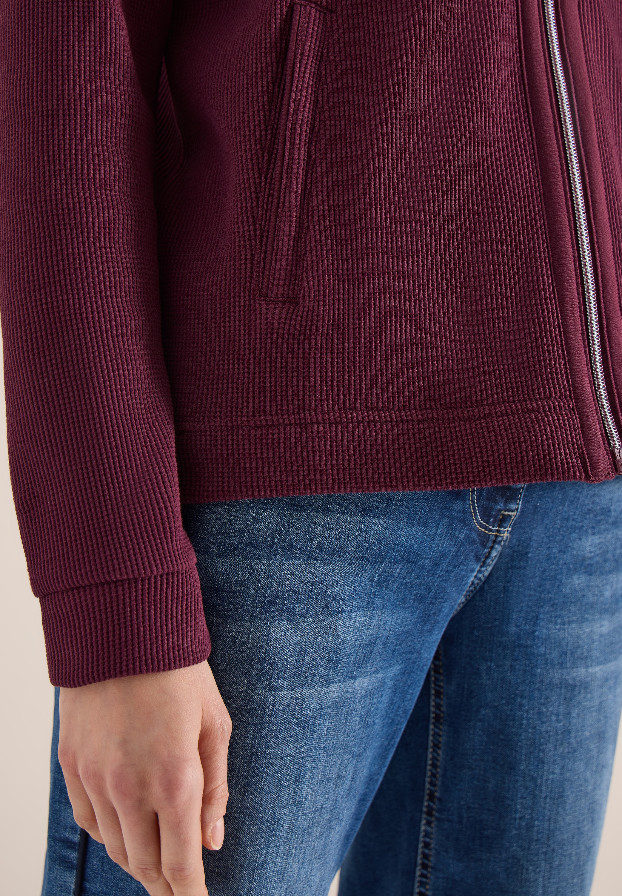 Cecil Sweatjacke mit Kapuze