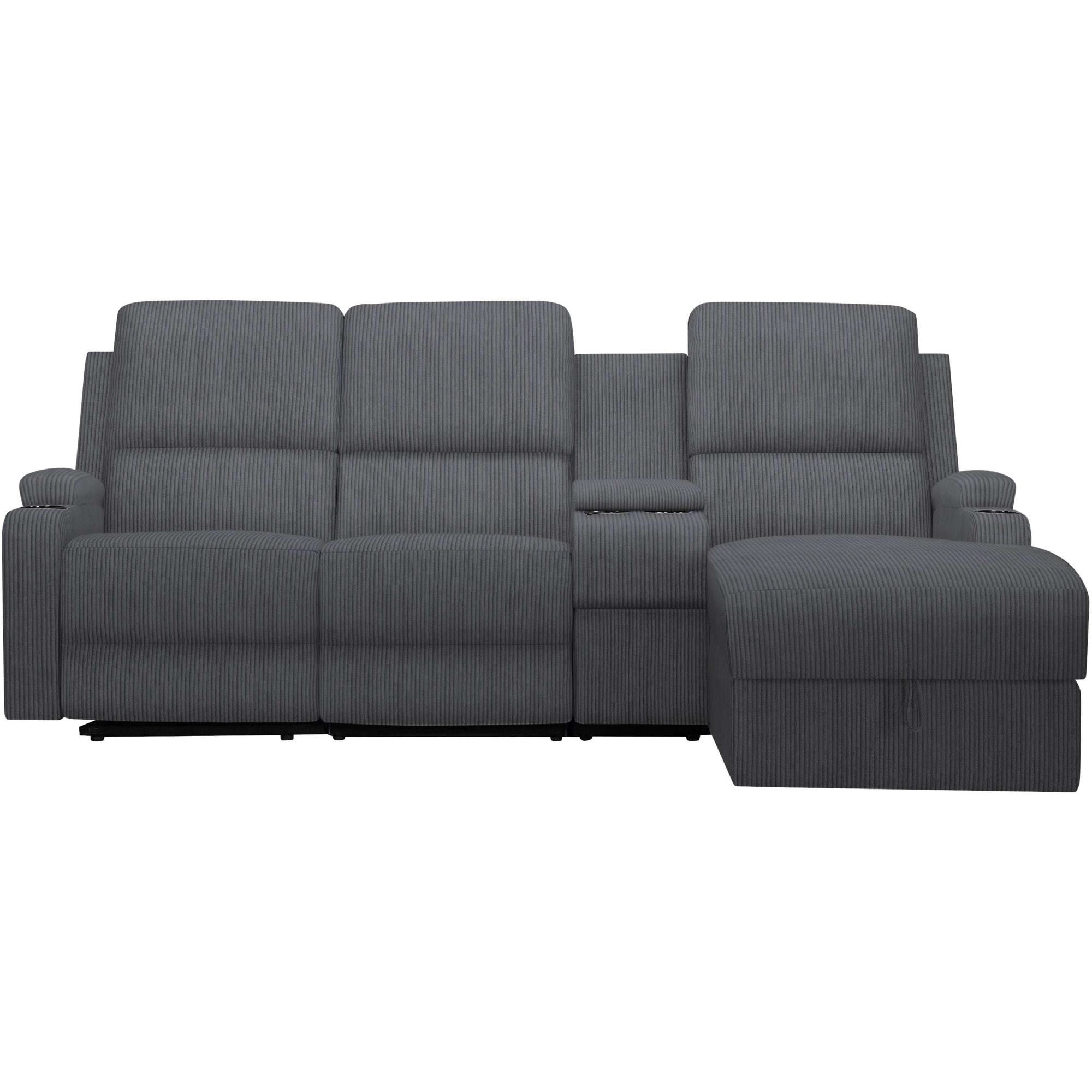 Home affaire Ecksofa »NAPORI Multimediasofa, 3er Kinosessel XXL, L-Form, Co günstig online kaufen