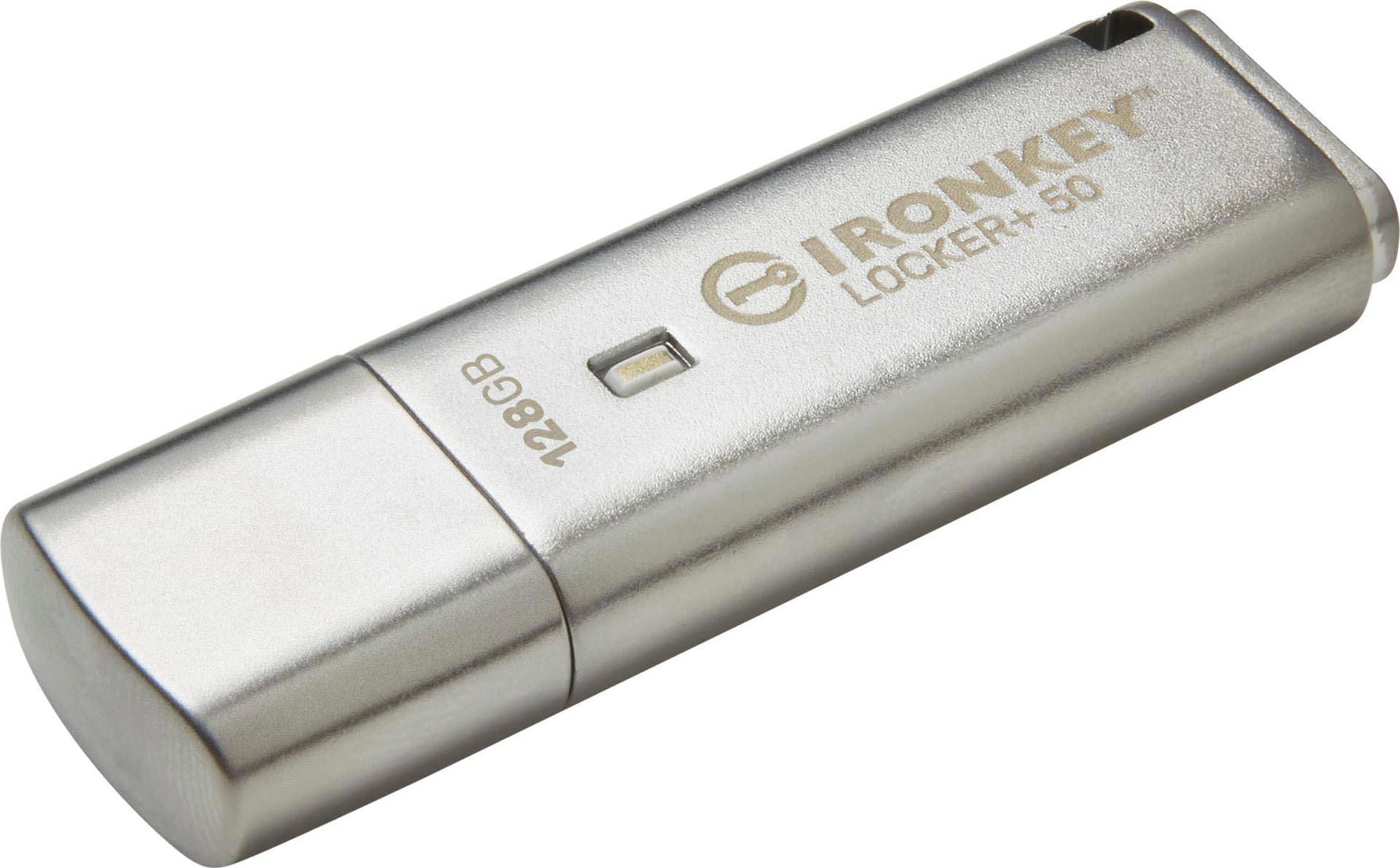 Kingston USB-Stick »IRONKEY LOCKER+ 50 128GB«, (USB 3.2 Lesegeschwindigkeit 145 MB/s)