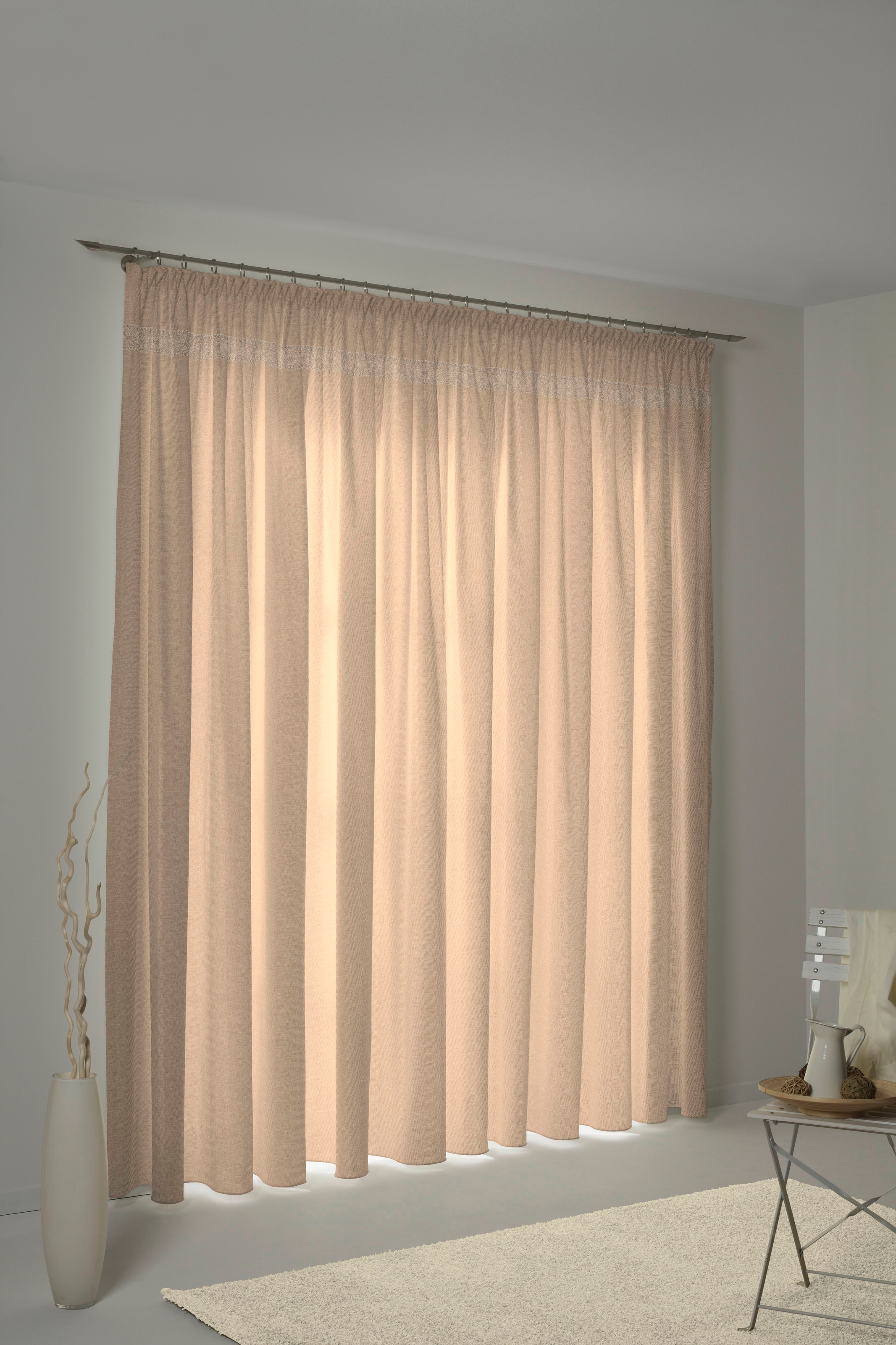 Wirth Vorhang »Wiessee« Kräuselband 1 Stk. tlg. nach Maß günstig online kaufen