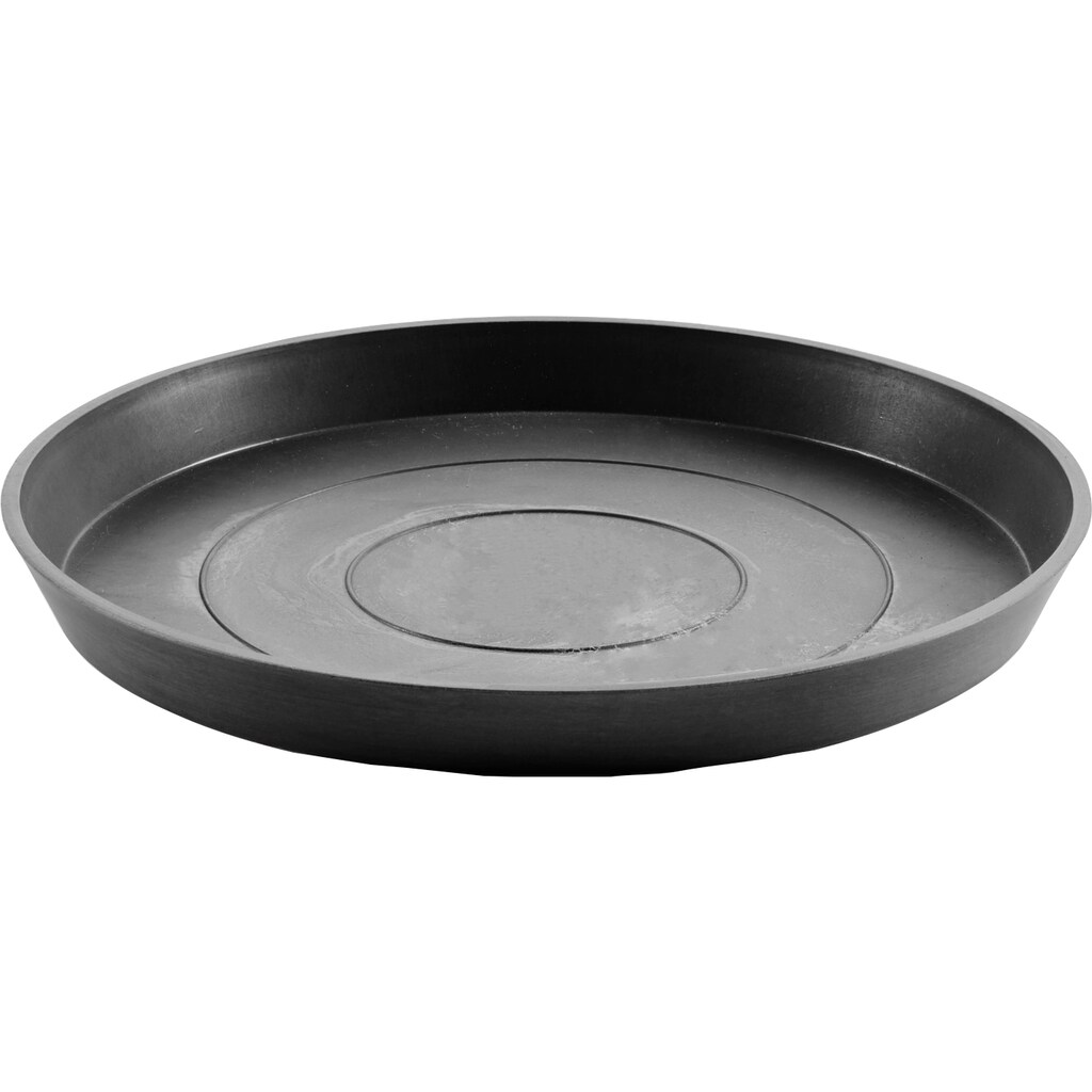 ECOPOTS Blumentopfuntersetzer »ROUND SAUCER Dark Grey«, BxTxH: 50,5x50,5x3,5 cm