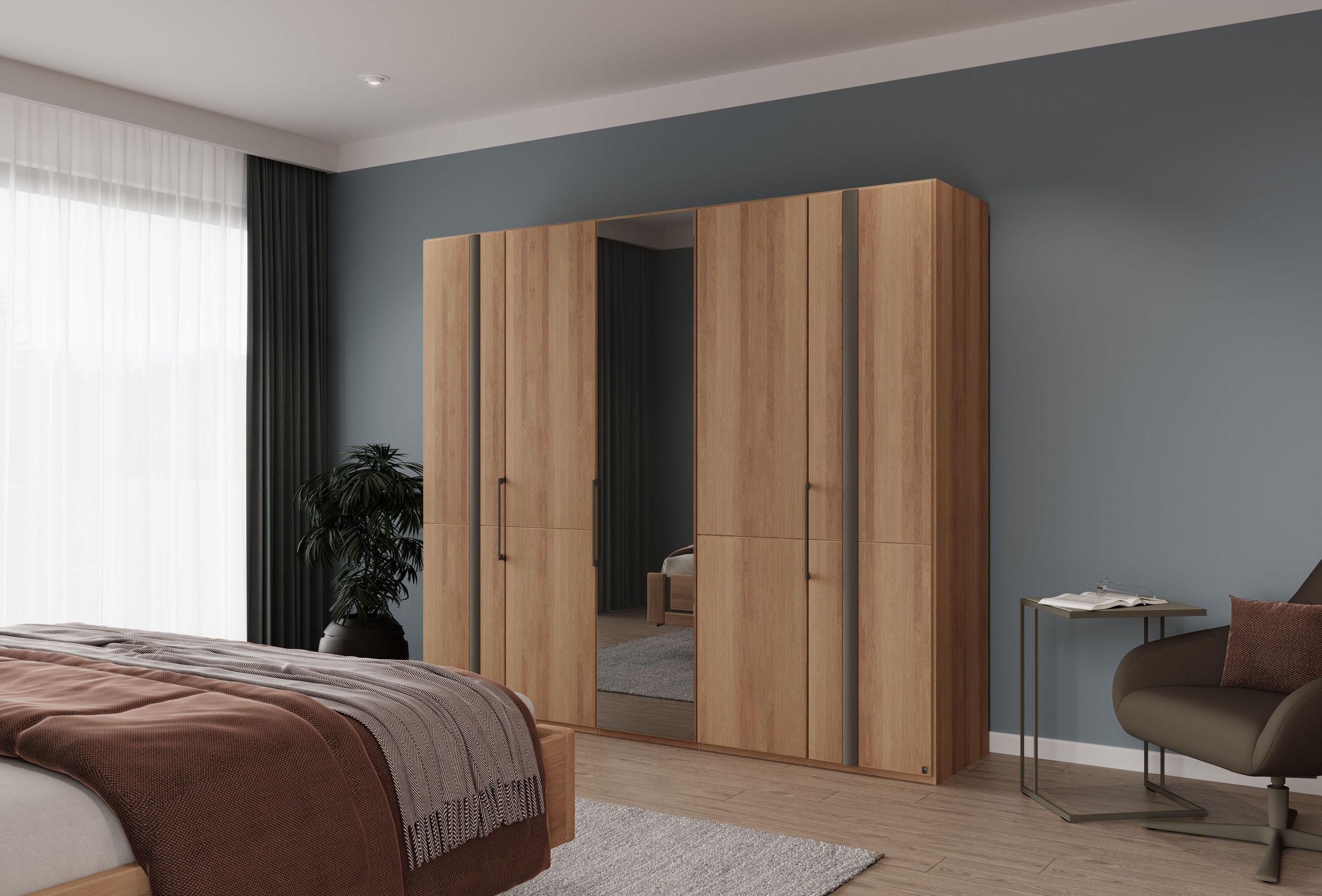 Musterring Drehtürenschrank »Sorrent, Kleiderschrank, Schrank, teilmassiv E günstig online kaufen