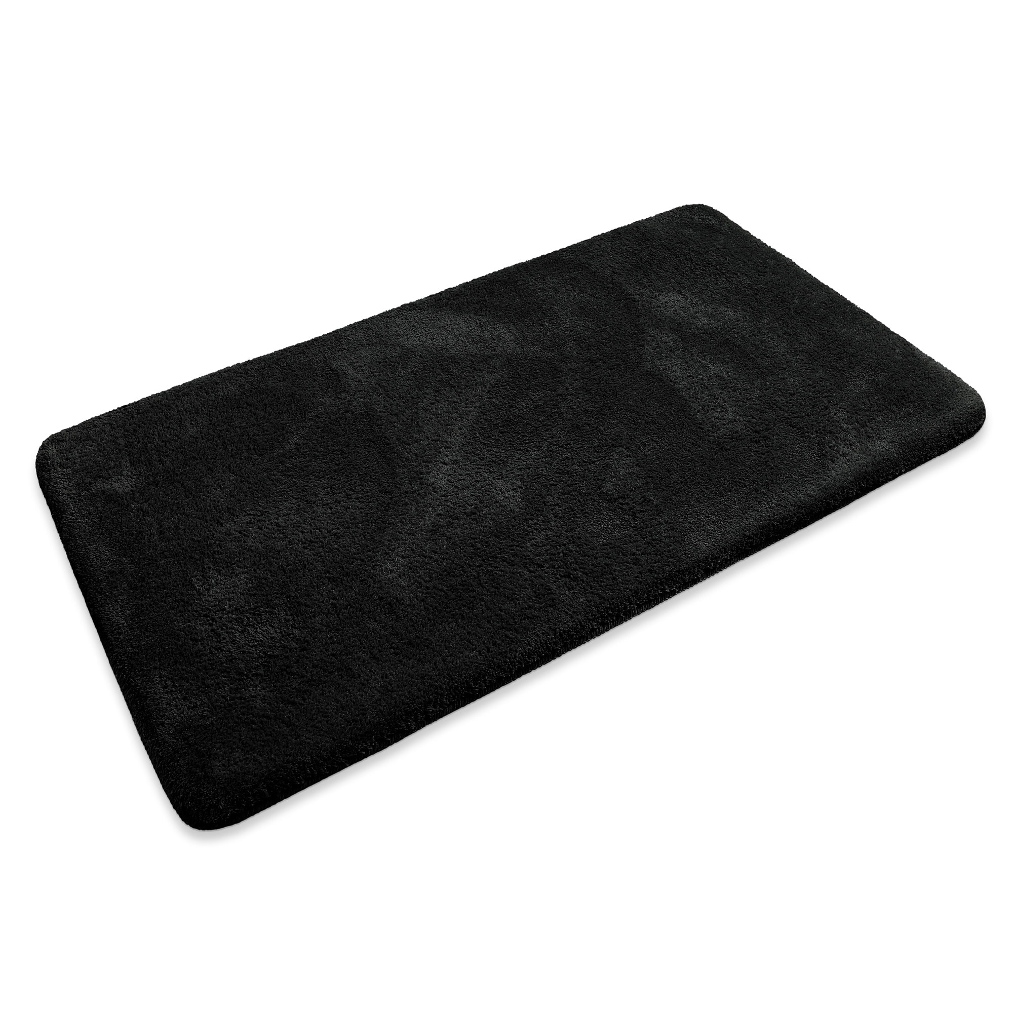 my home Badematte »Neele«, rutschhemmend beschichtet, schnell trocknend, Badteppich, getuftet, modern, Uni, antirutsch, flauschig, hochflor