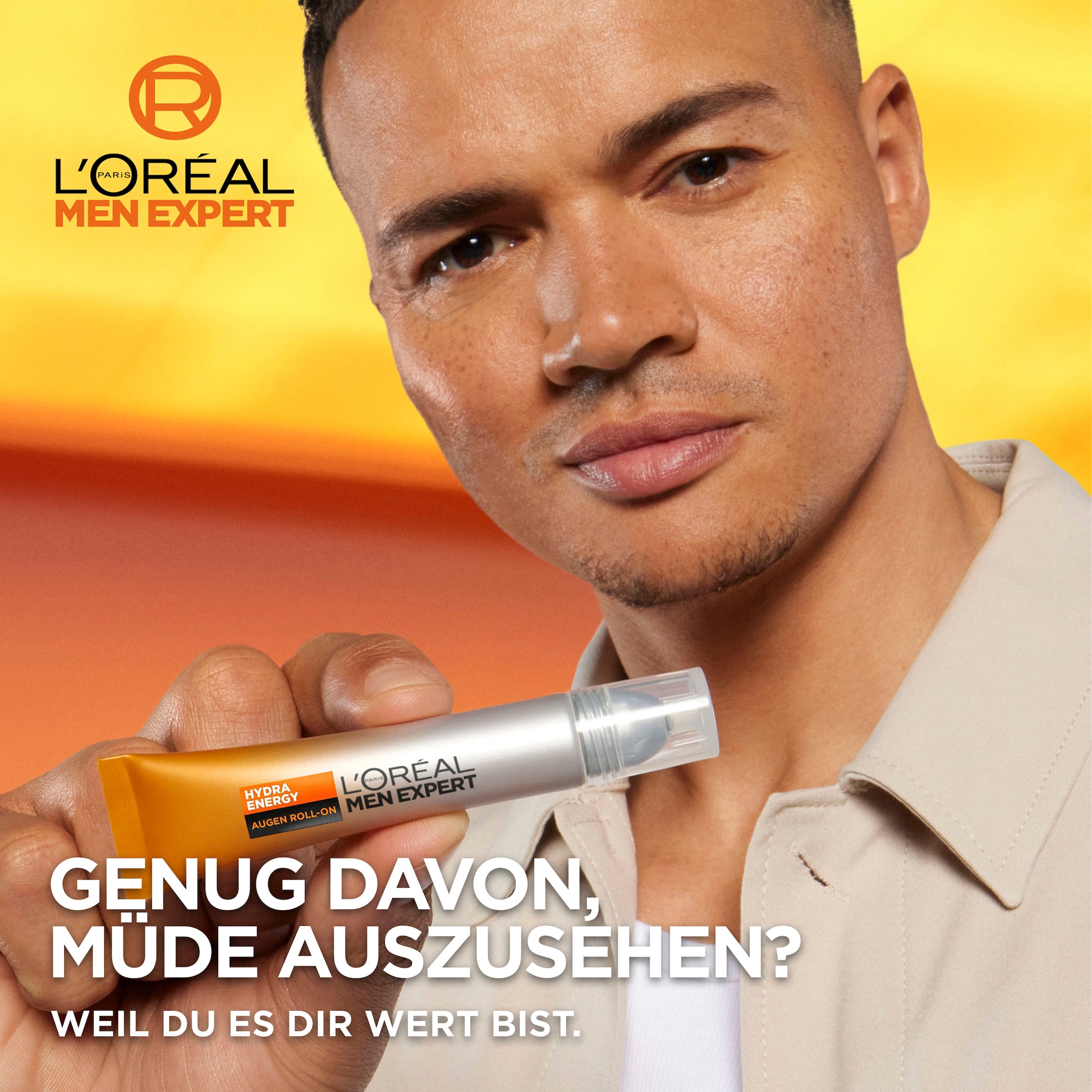 L'ORÉAL PARIS MEN EXPERT Augen-Roll-on »Hydra Energy Anti-Müdigkeit«, mit Active-Gel-Formel