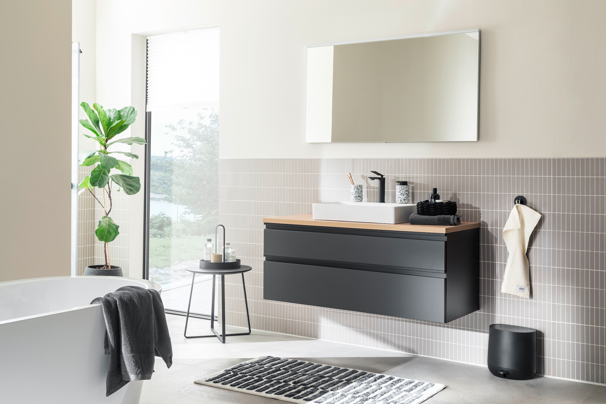 SCHÖNER WOHNEN-Kollektion Badematte »Barbados 231« Höhe 17 mm fußbodenheizungsgeeignet kuschelweicher Badezimmerteppich, waschbar