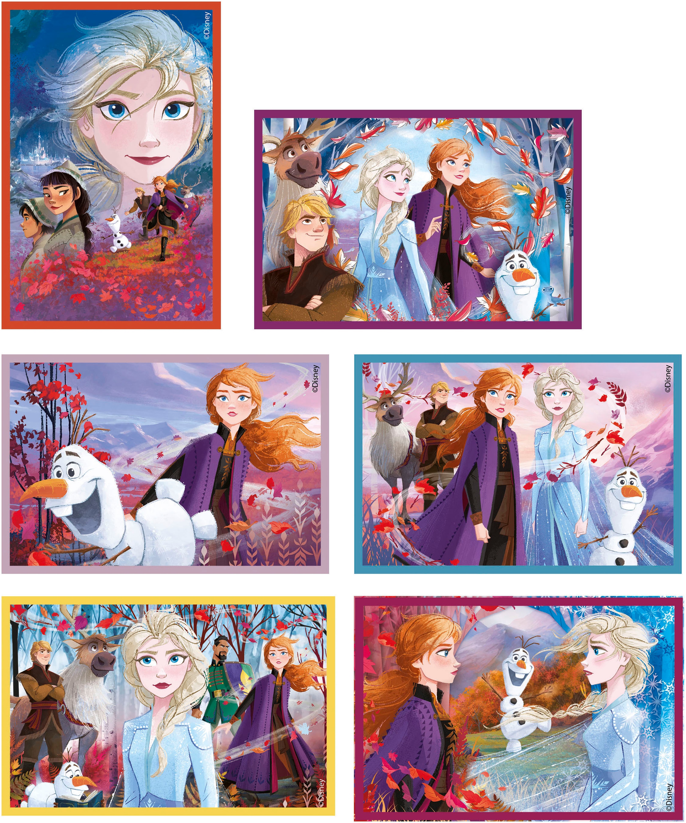 Clementoni® Puzzle »Super-Edukit 7in1, Frozen 2«, Made in Europe