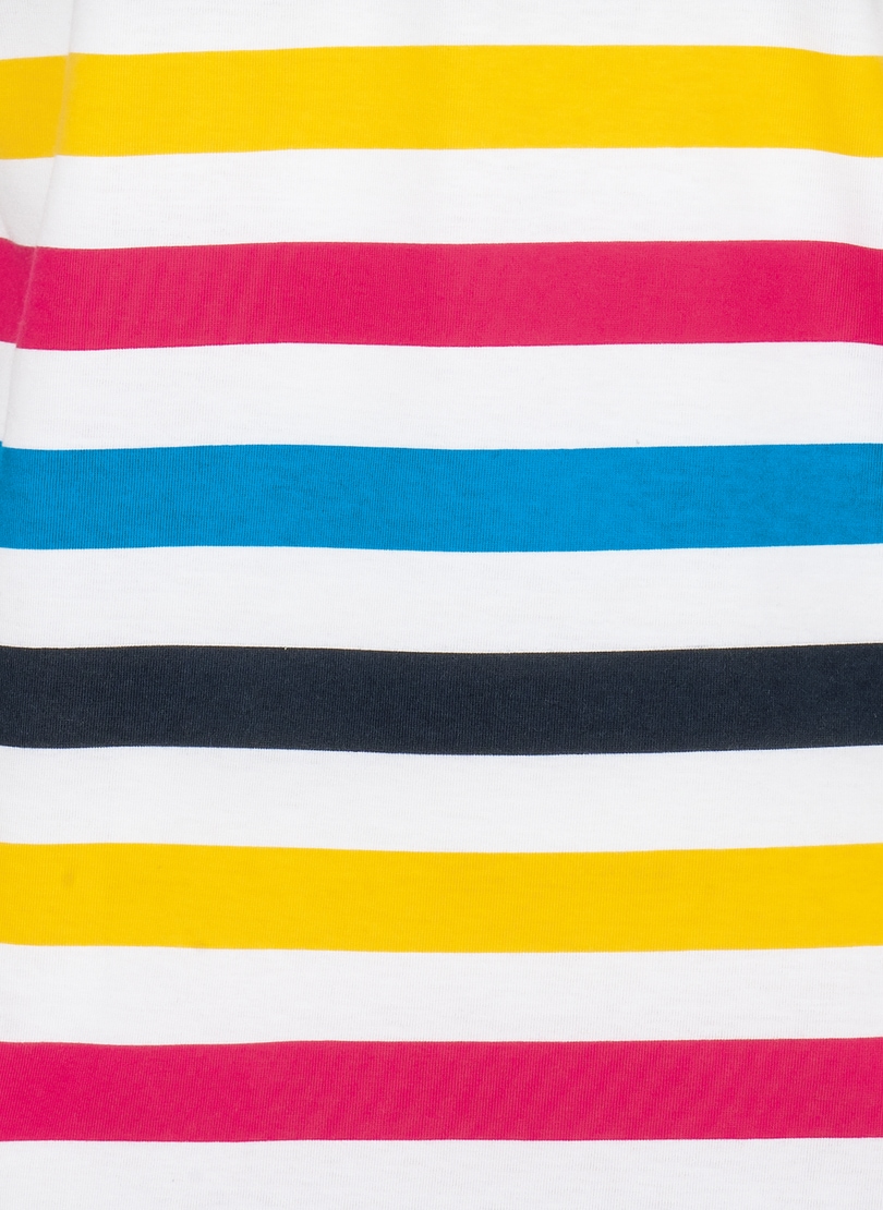 Trigema T-Shirt »TRIGEMA Oversize T-Shirt mit Streifenmuster«, (1 tlg.)