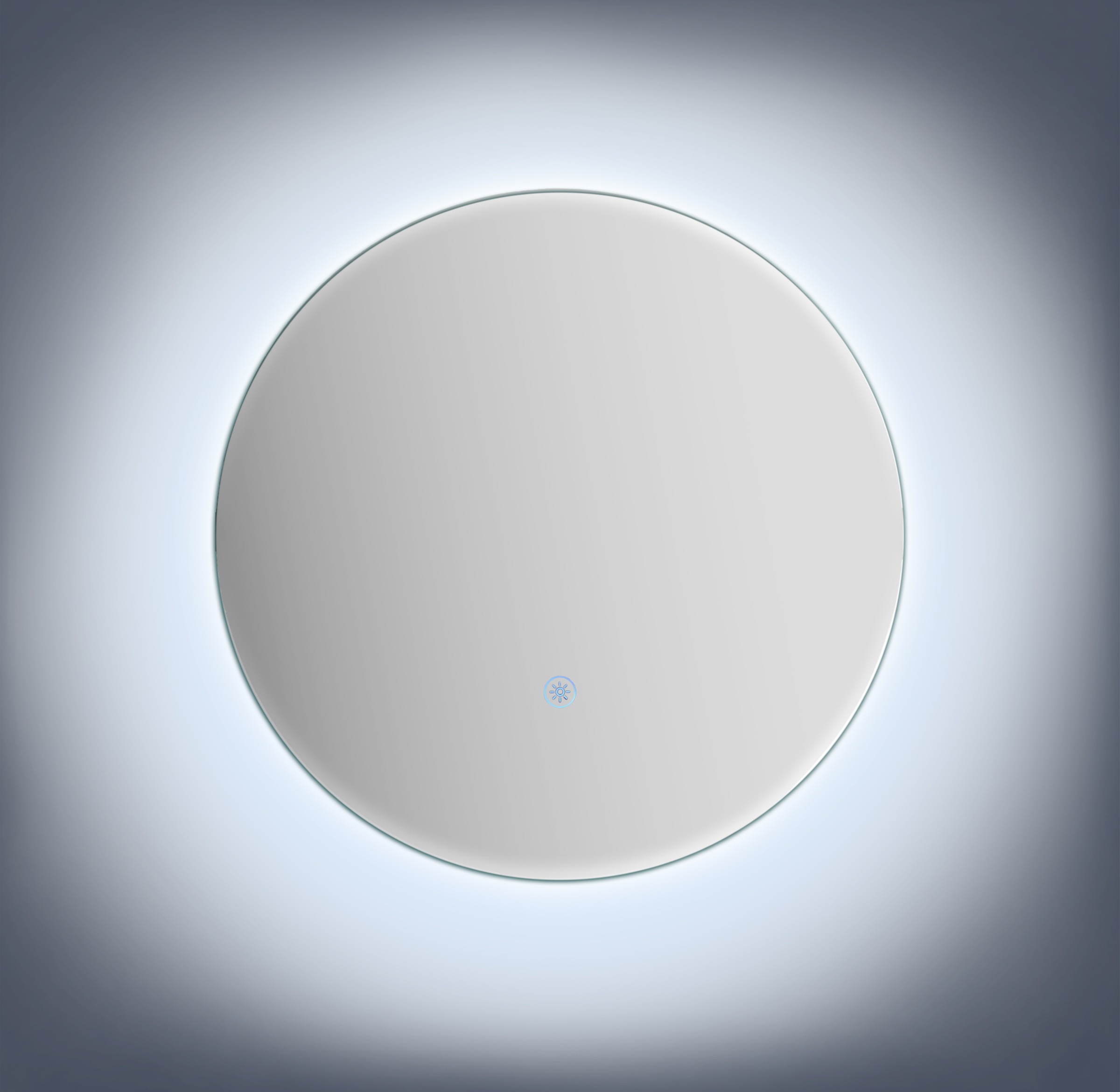 welltime LED-Lichtspiegel »Toledo rund, Spiegel mit LED Beleuchtung, Badspiegel«, mit Anti-Fog Beschichtung