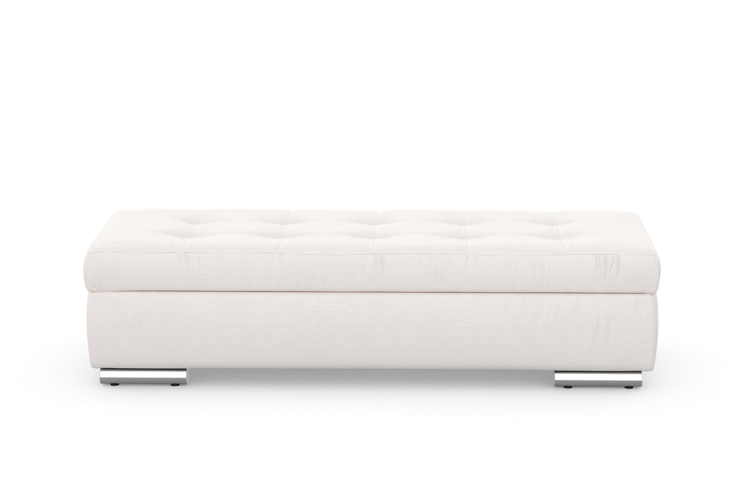 DOMO collection Hocker »Treviso XXL: B/T/H: 161/60/41 cm«, mit Stauraum, auch in Cord, passend zur Serie, moderne Steppung