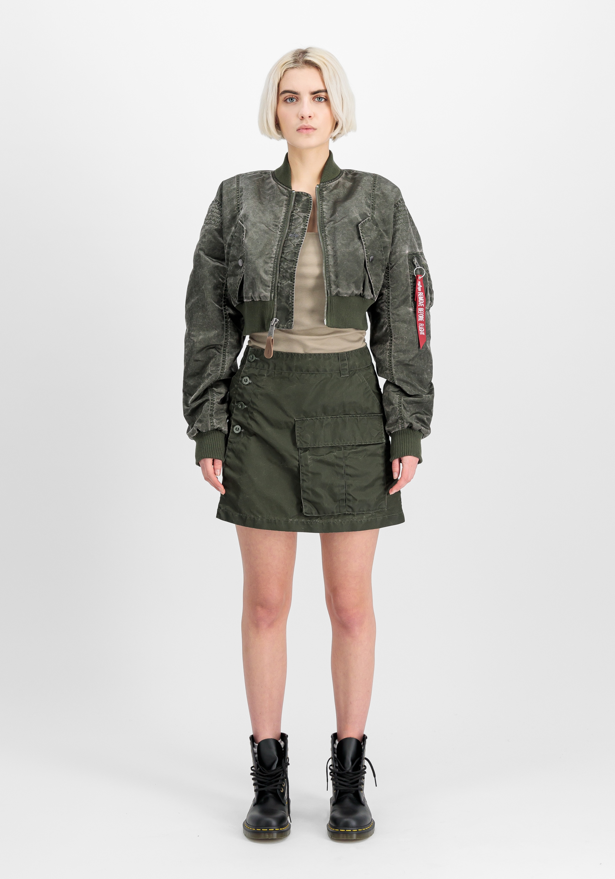 Alpha Industries Bomberjacke »Alpha Industries Women - Bomber Jackets MA-1 Vintage Cropped W«