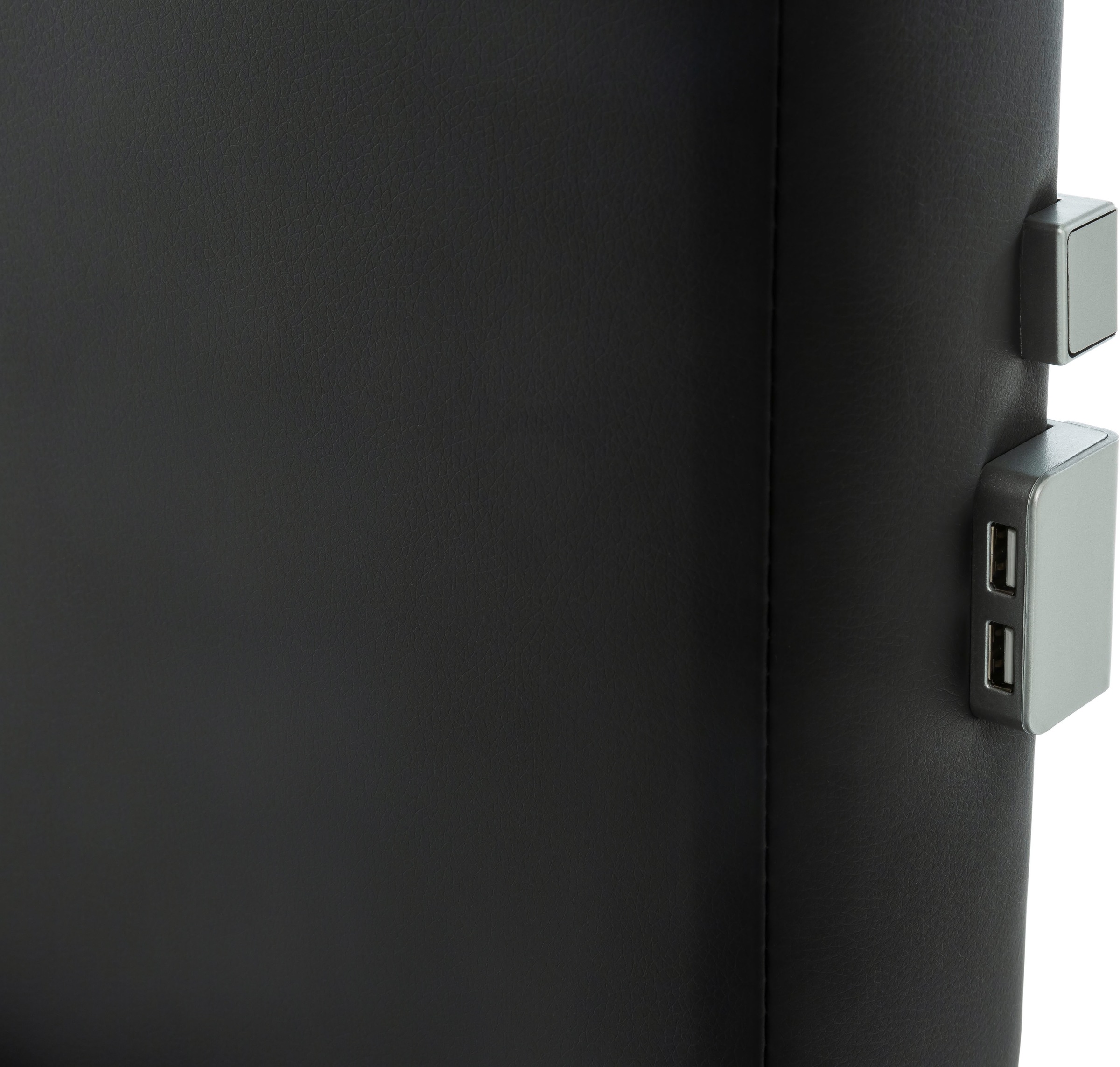 meise.möbel Boxspringbett »Las Vegas«, Füße und Kopfteil mit LED-Beleuchtung, mit Bettkasten und Topper